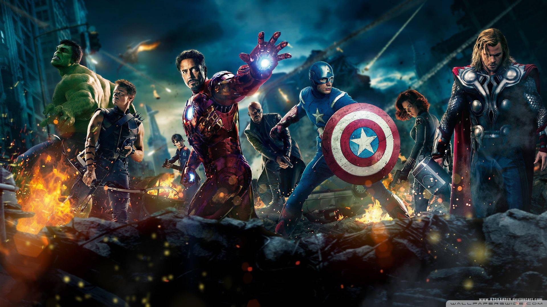 4k Avengers Fight Stance — 1920x1080 wallpaper