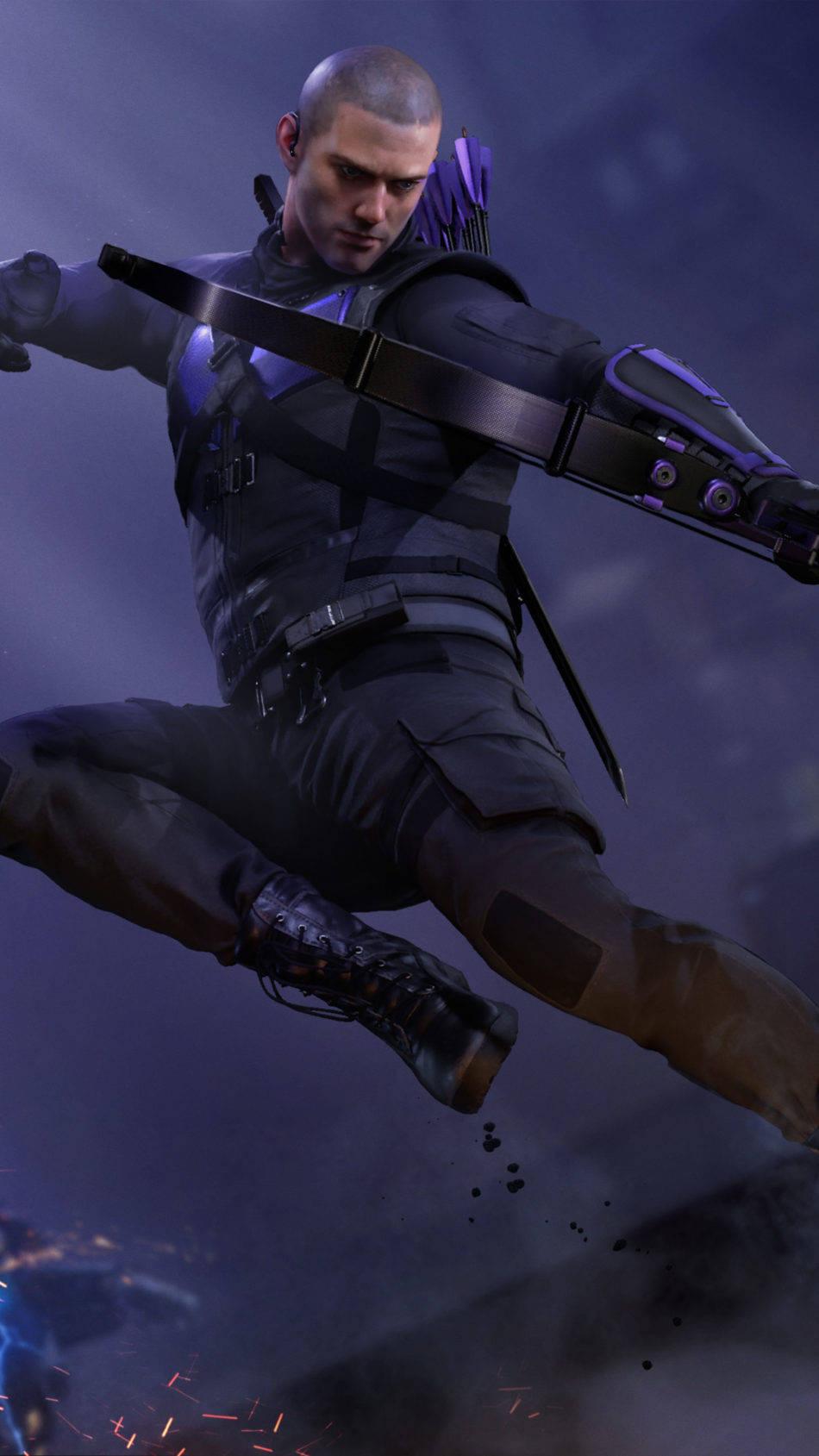 4k Avengers Hawkeye 3D — 950x1689 wallpaper