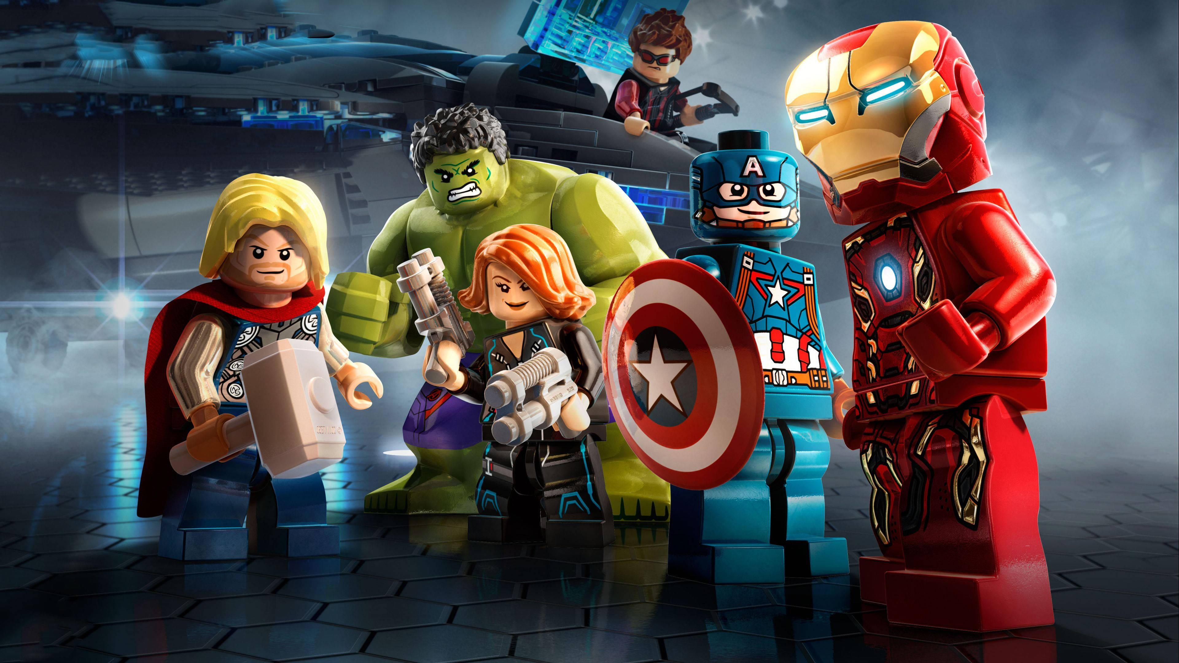 4K Avengers Lego — 3840x2160 wallpaper