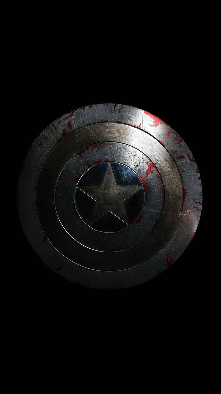4k Avengers Vibranium Shield — 750x1334 wallpaper