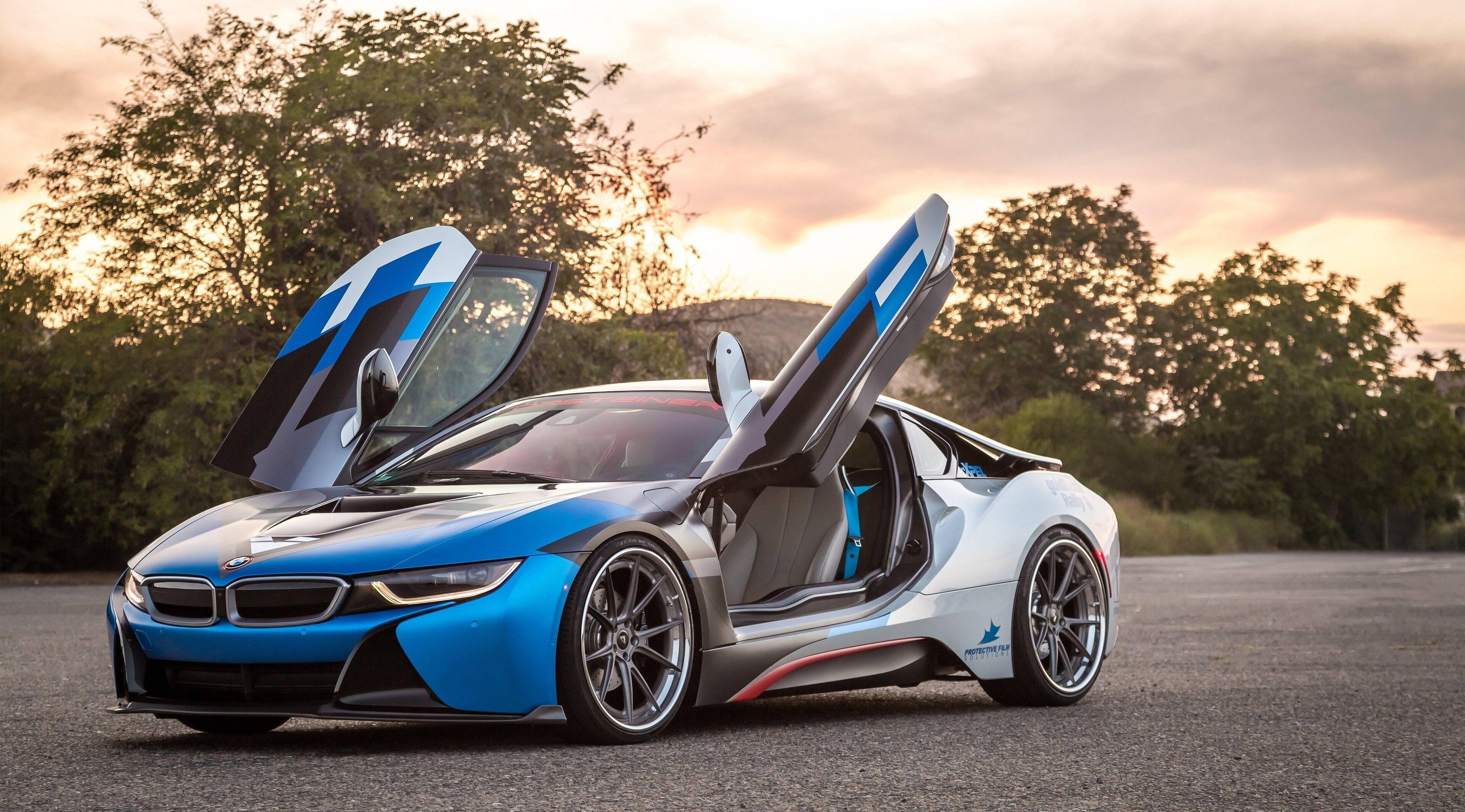 4K BMW I8 — 3840x2130 wallpaper