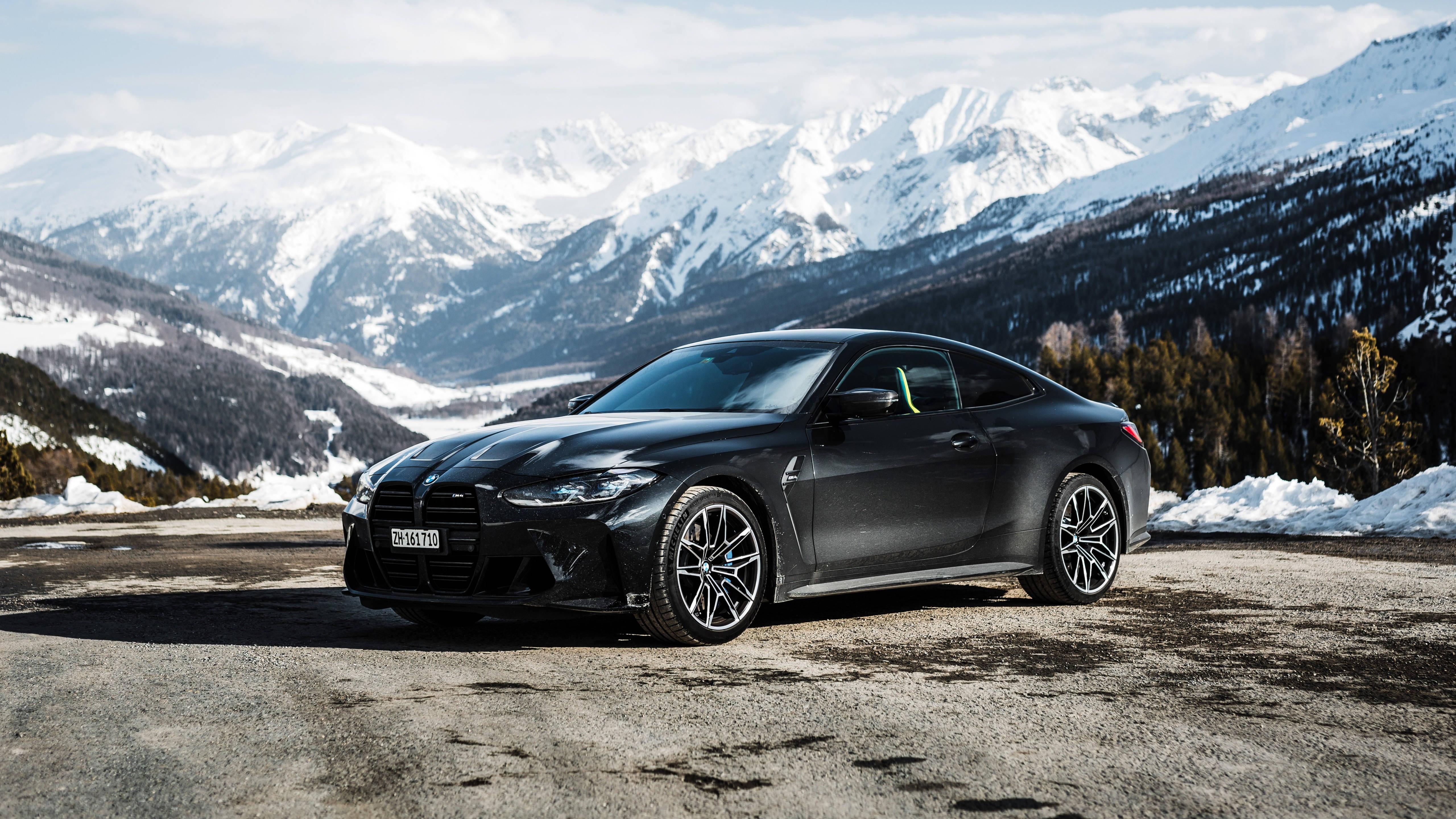 4K BMW In Mountains — 5120x2880 wallpaper