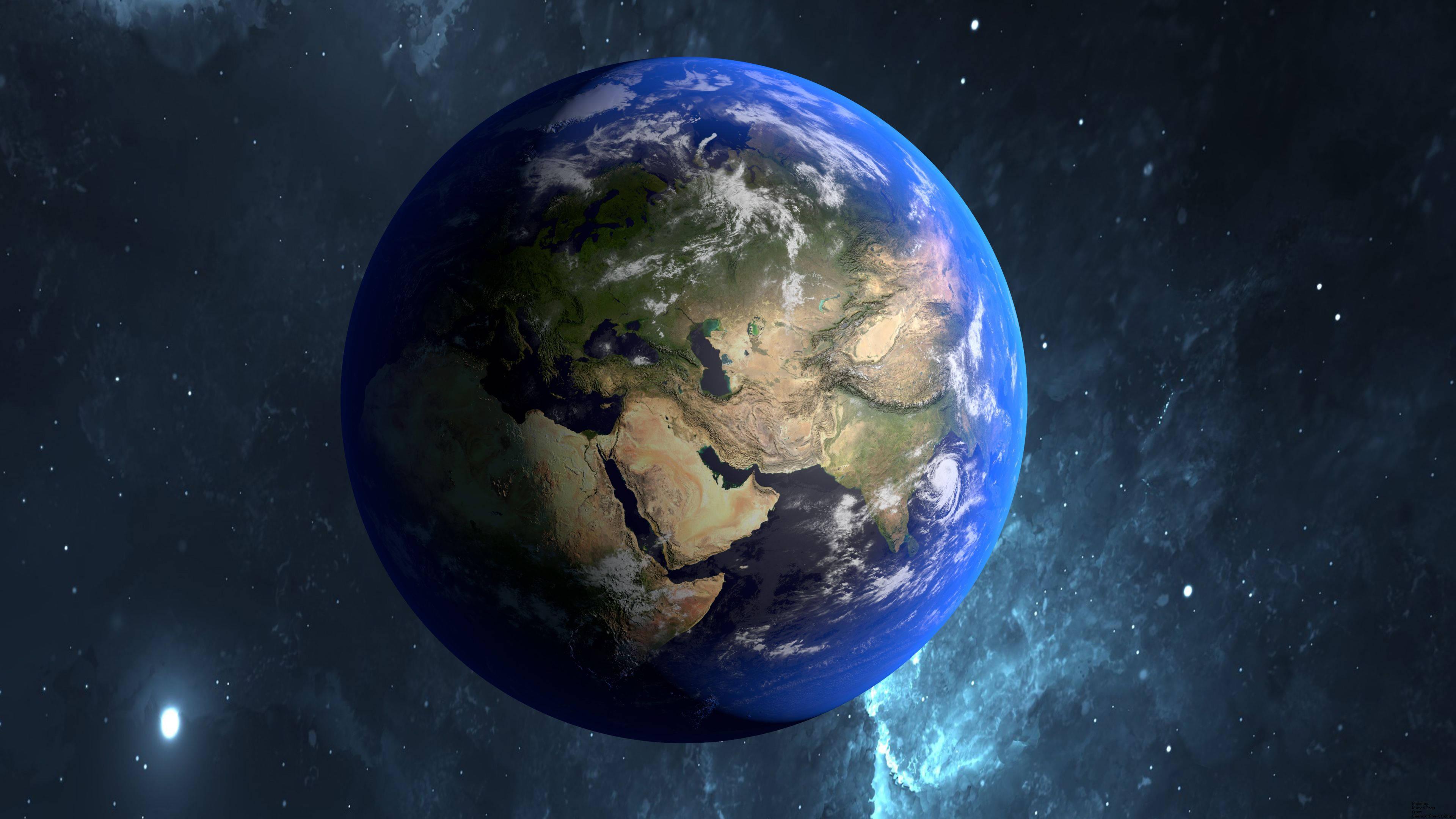 4k Earth Blue Planet — 3840x2160 wallpaper