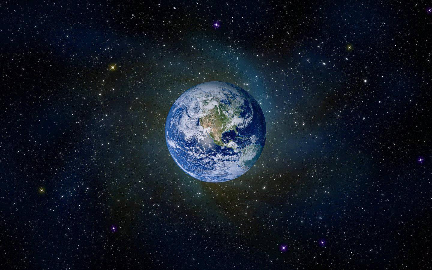 4k Earth In Universe — 1440x900 wallpaper