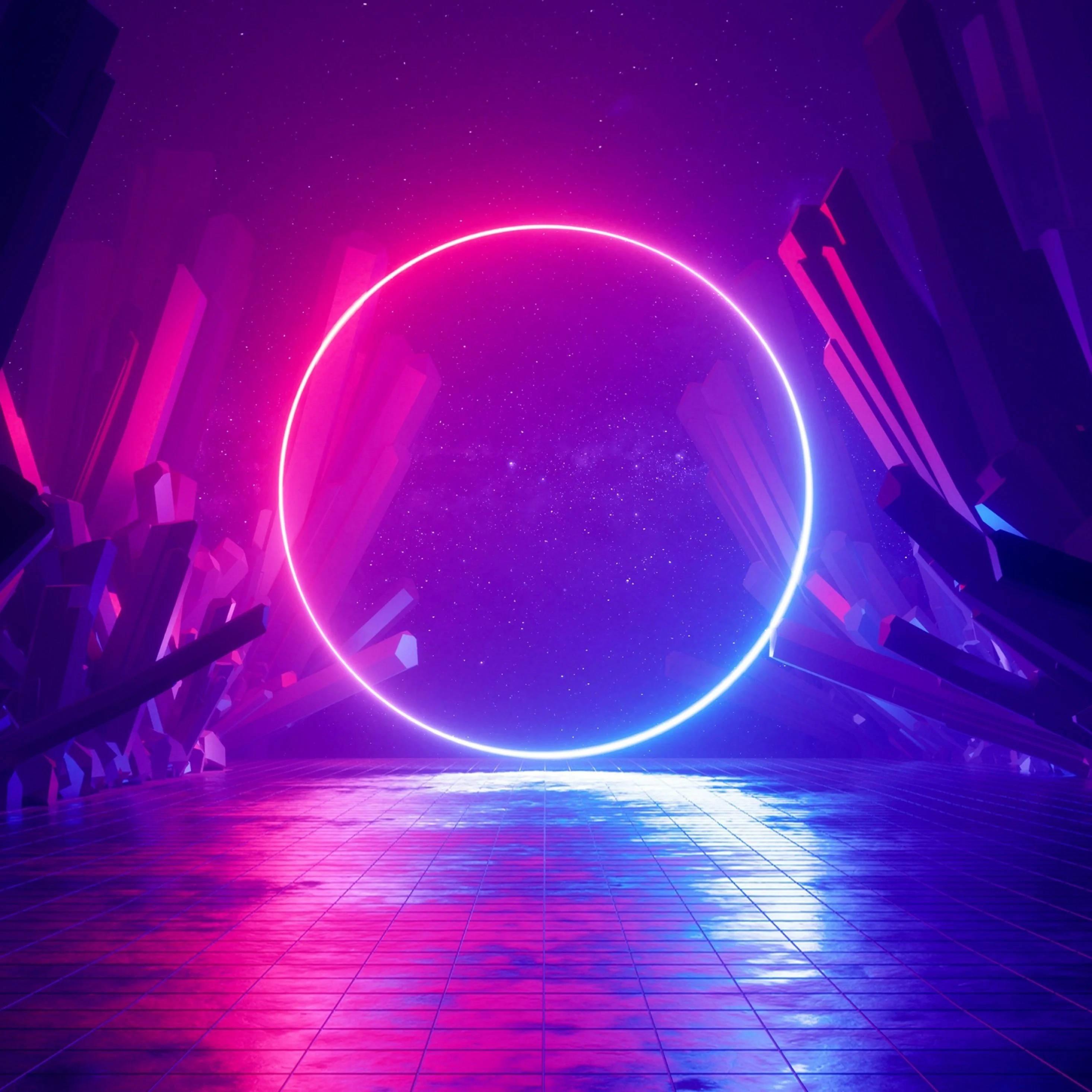4k Ipad Galaxy Art — 2932x2932 wallpaper