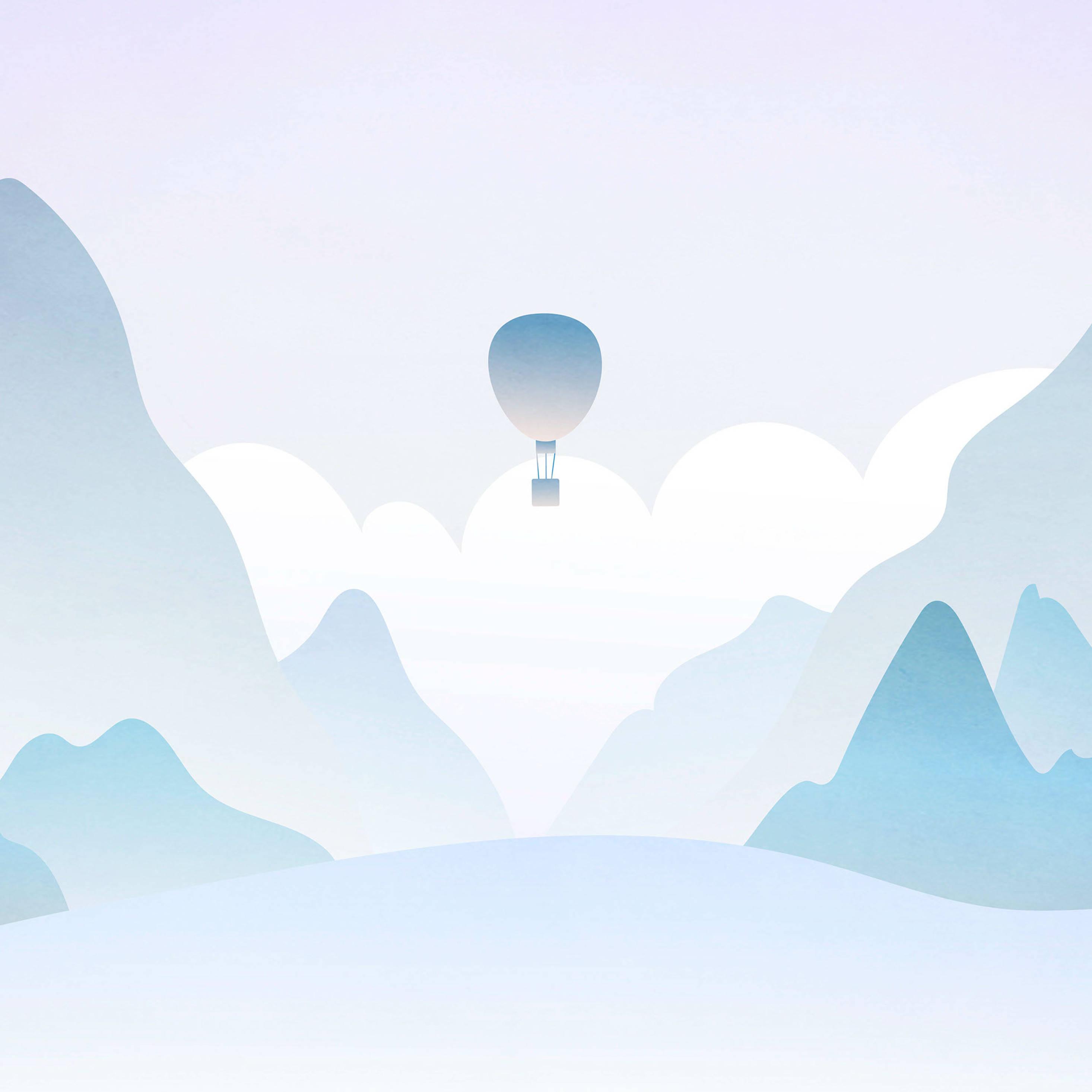 4k Ipad Hot Air Balloon — 2932x2932 wallpaper