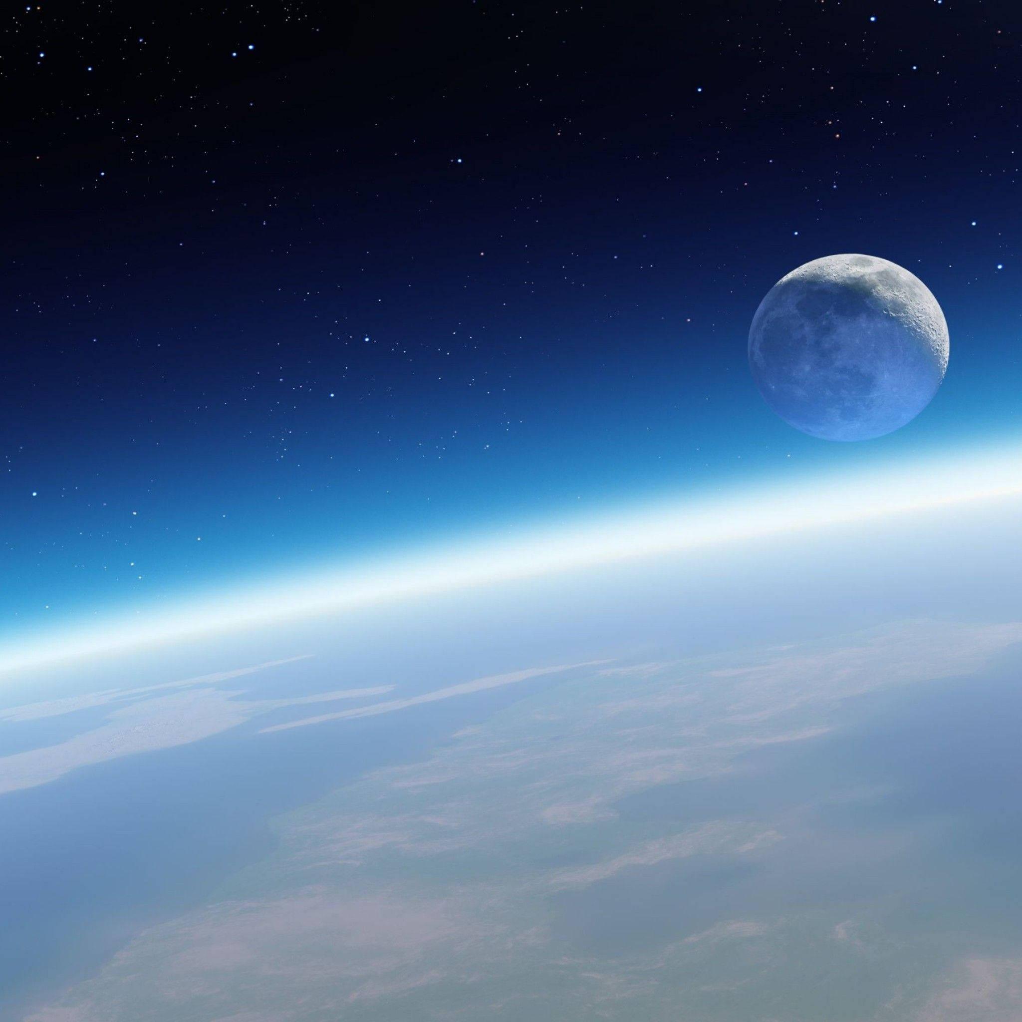 4k Ipad Moon — 2048x2048 wallpaper
