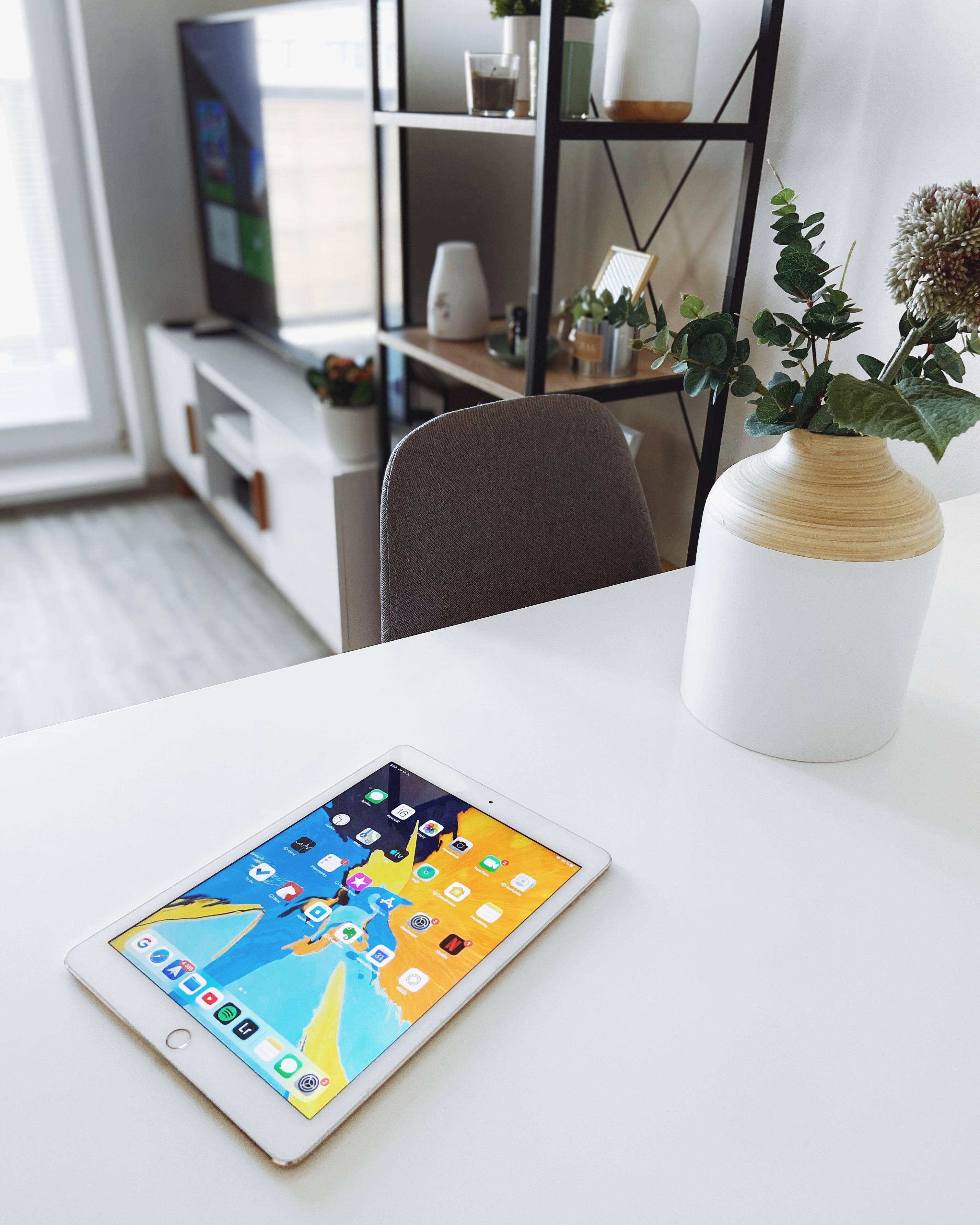 4K Ipad White Table — 3024x3780 wallpaper