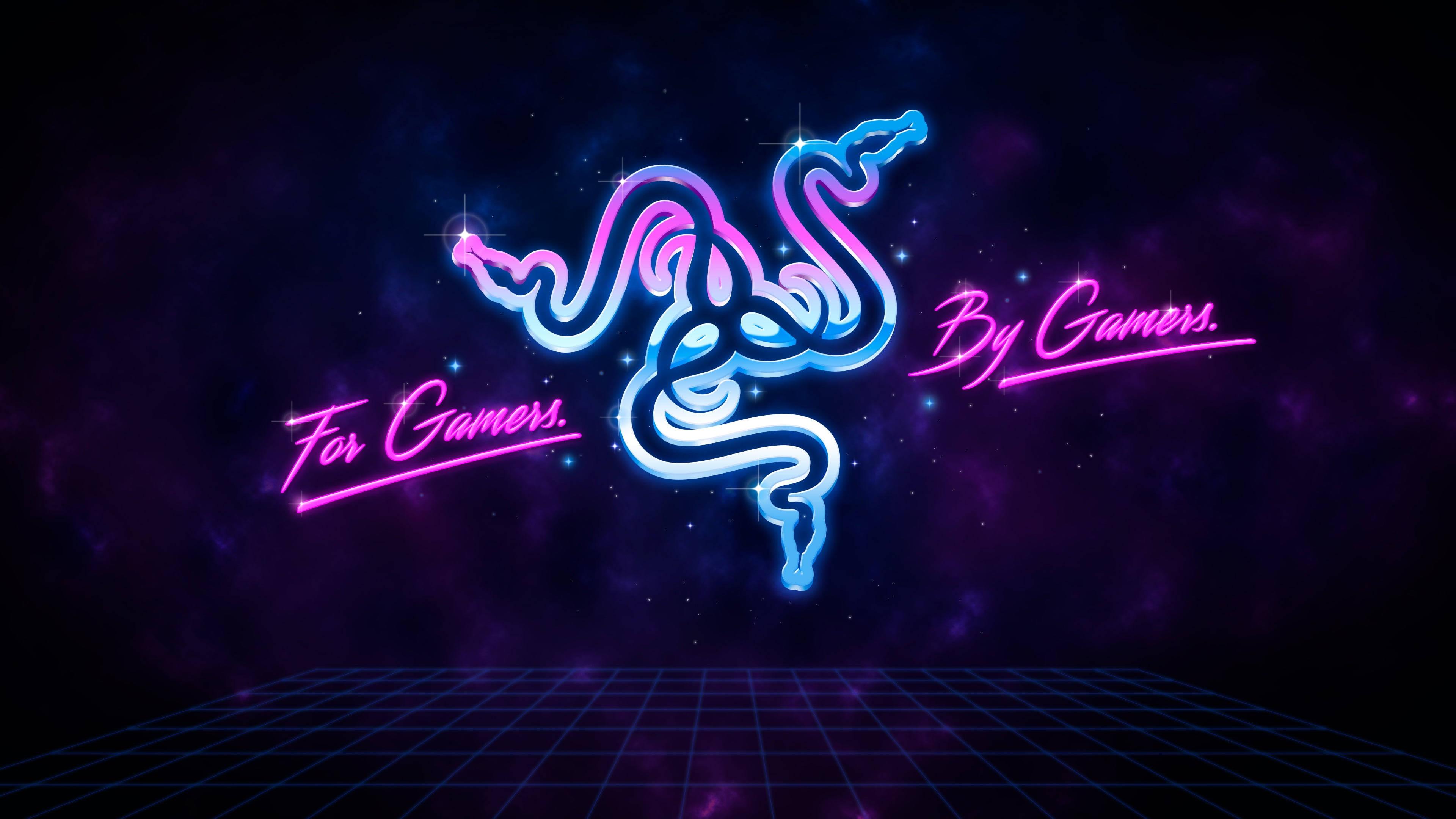 4K Laptop Razer Galaxy Logo — 3840x2160 wallpaper