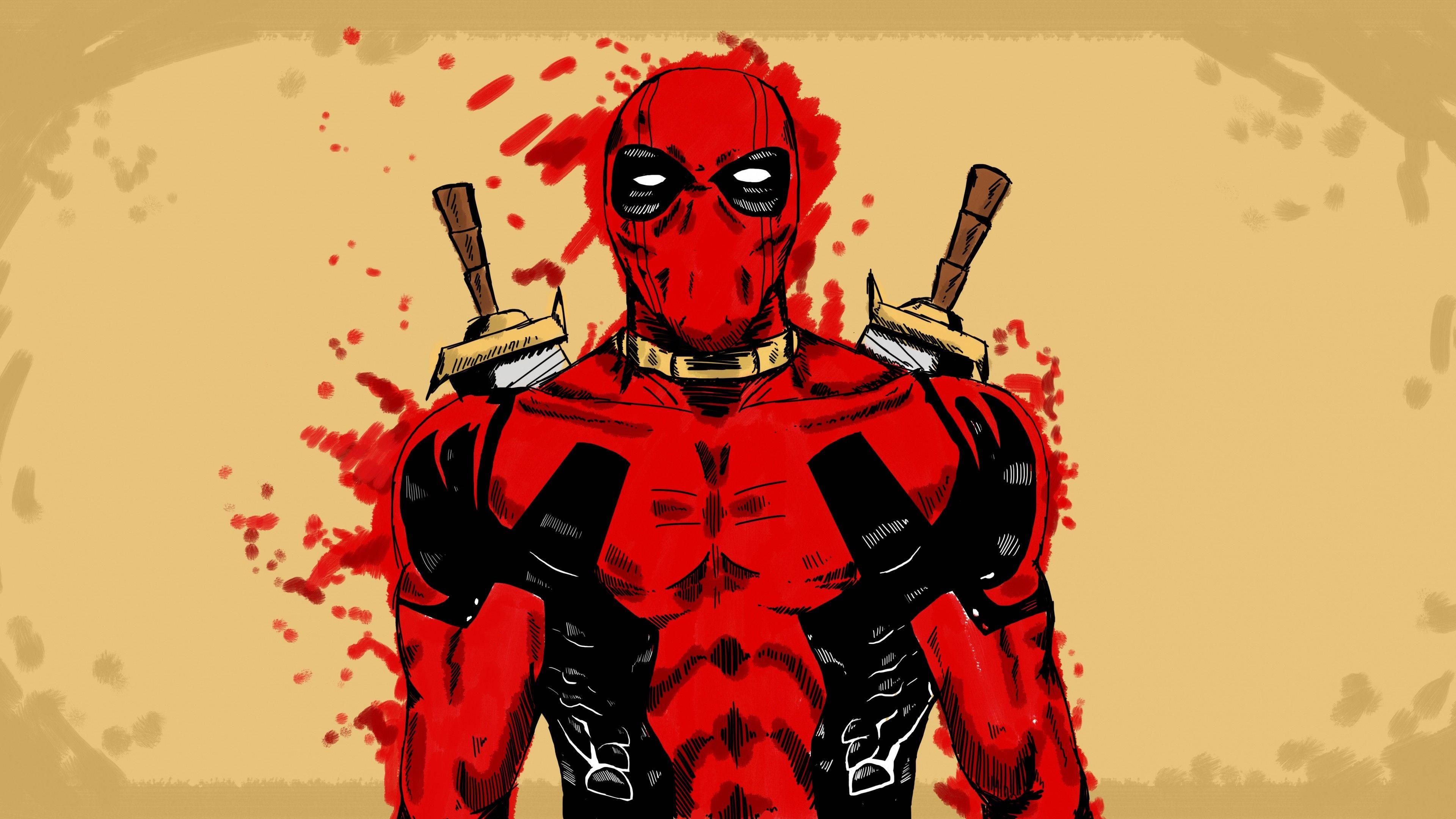 4K Marvel Deadpool — 3840x2160 wallpaper
