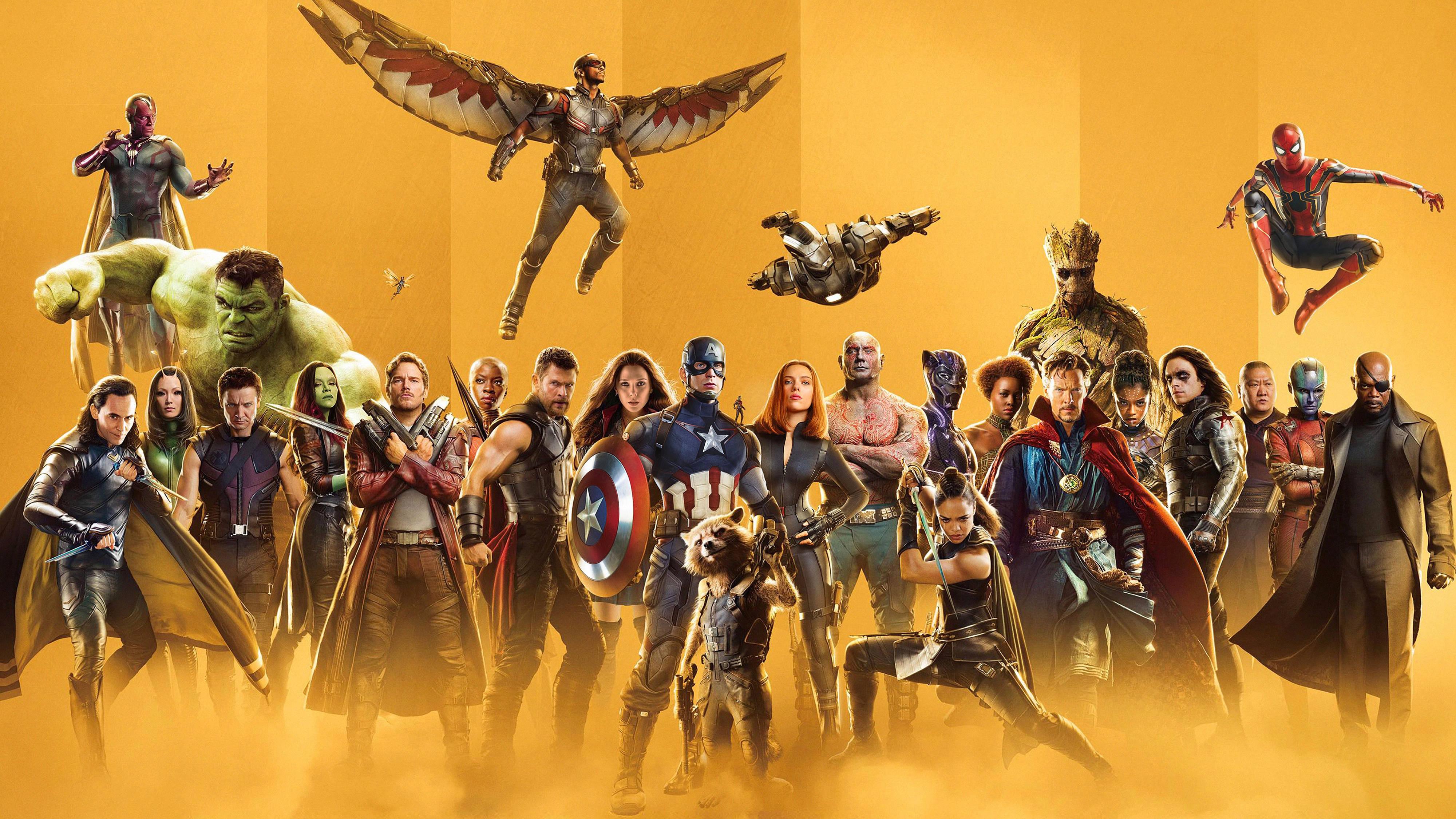4k Marvel Fictional Characters — 4000x2250 wallpaper