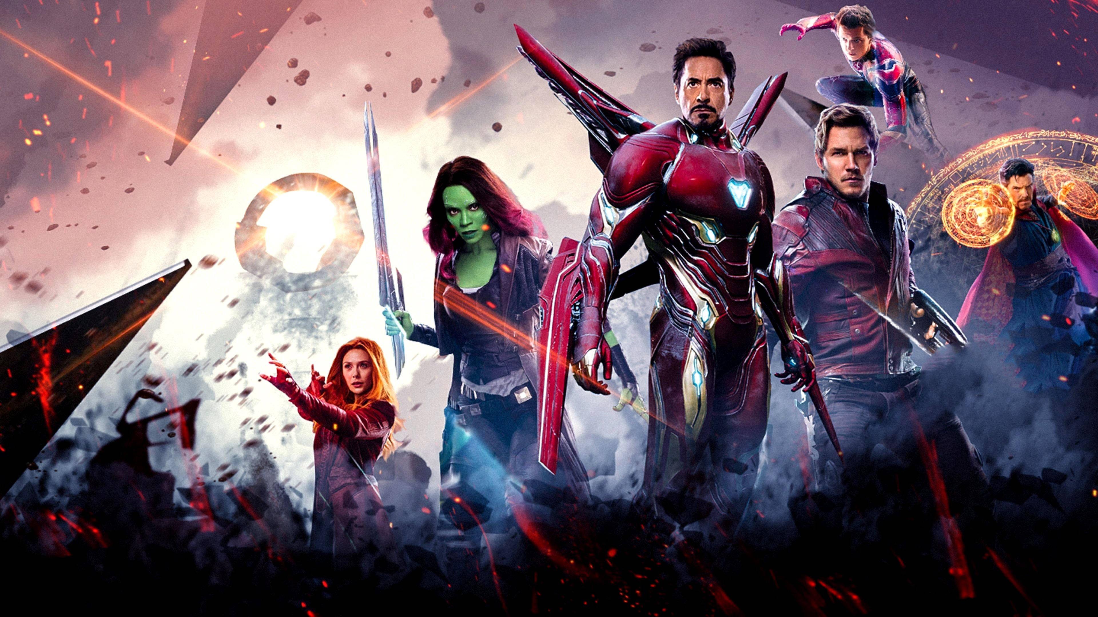 4k Marvel Ironman And Star Lord — 3840x2160 wallpaper