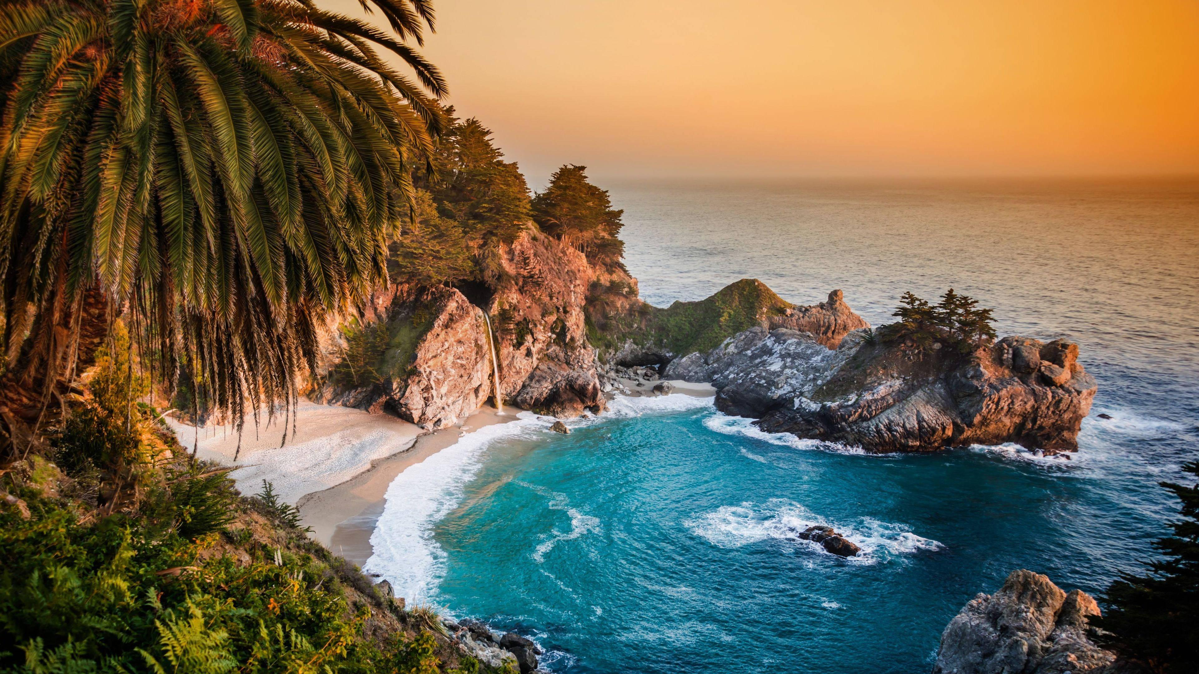4k Nature Beach — 3840x2160 wallpaper