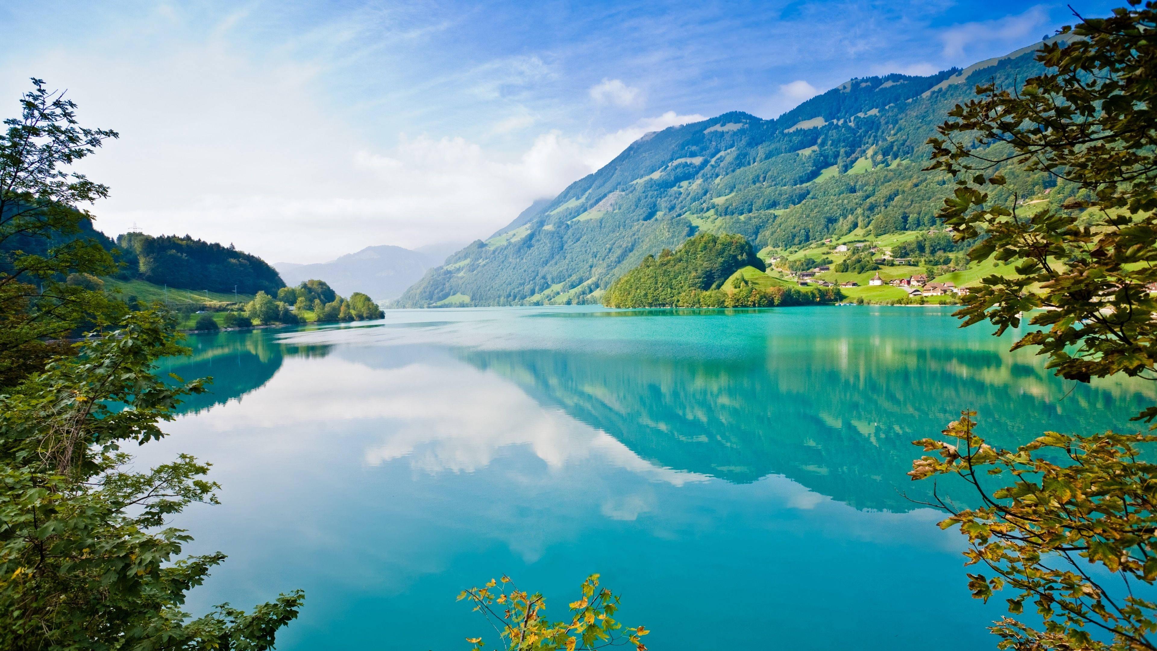 4k Nature Lake And Mountain — 3840x2160 wallpaper