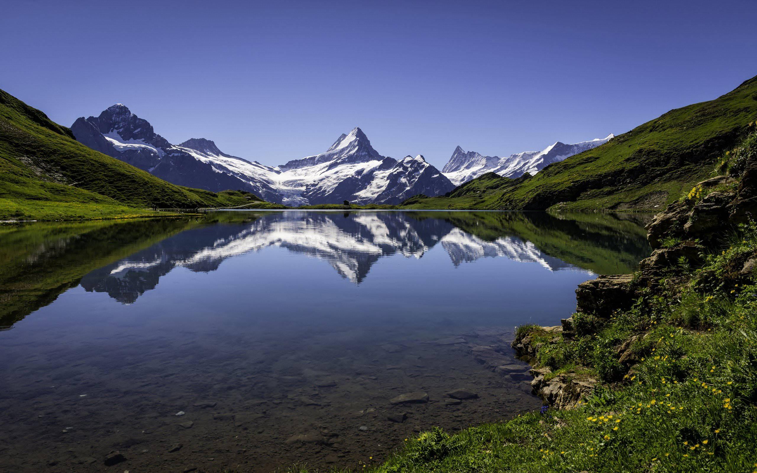 4k Nature Mountain Lake — 2560x1600 wallpaper