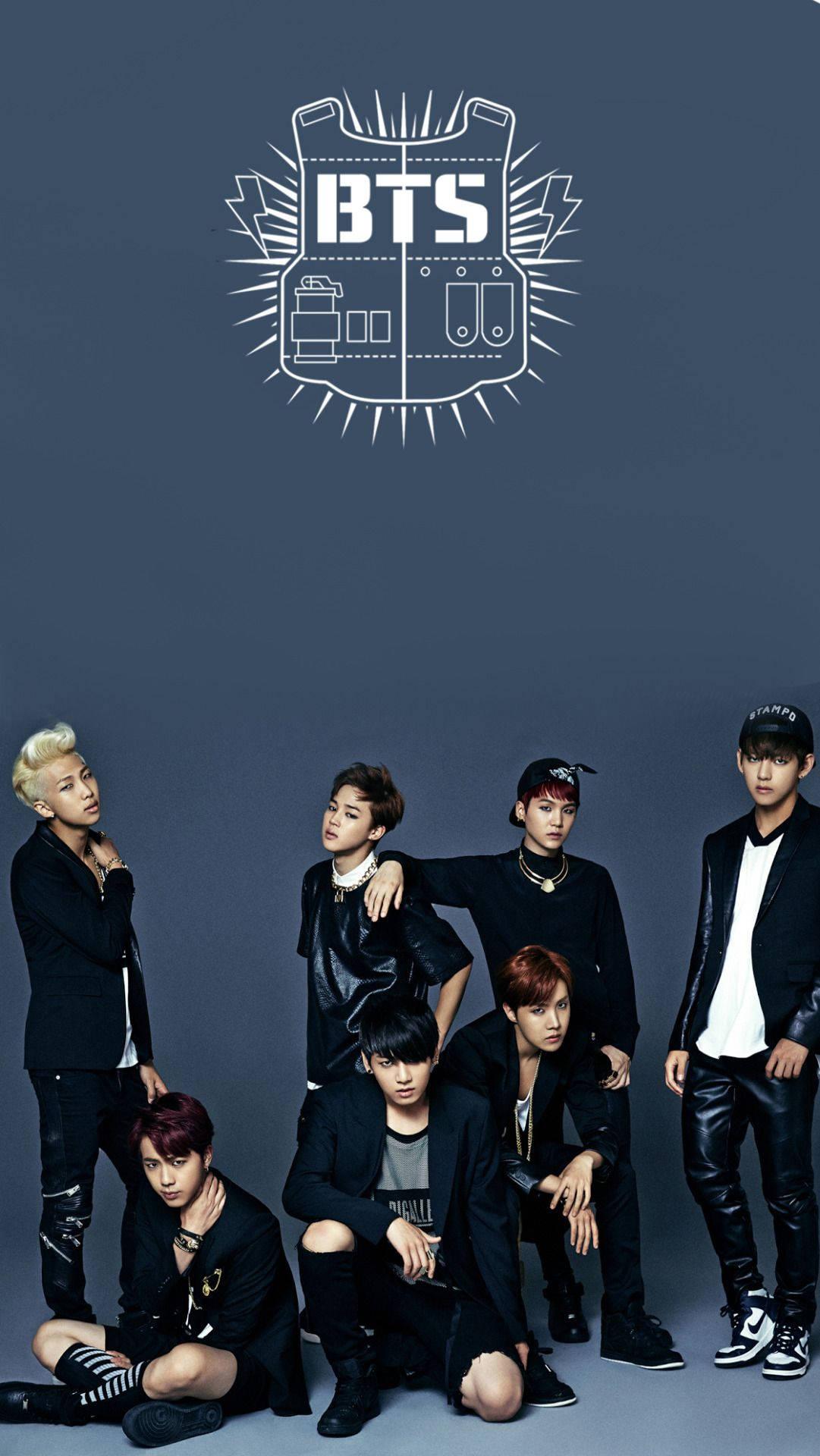 4K Phone Background BTS In Black — 1081x1920 wallpaper