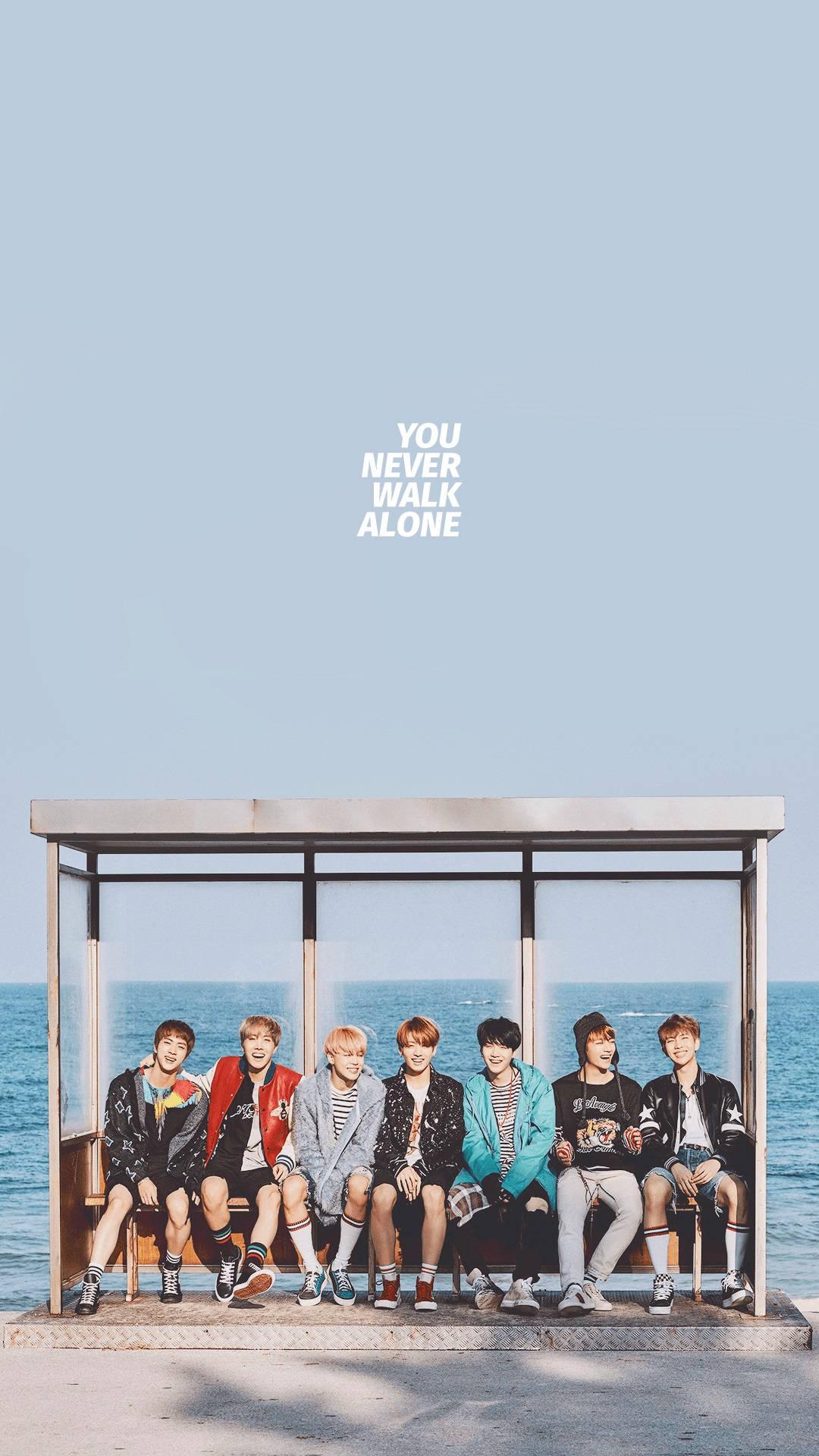 4K Phone Background BTS On Waiting Shed — 1080x1920 wallpaper