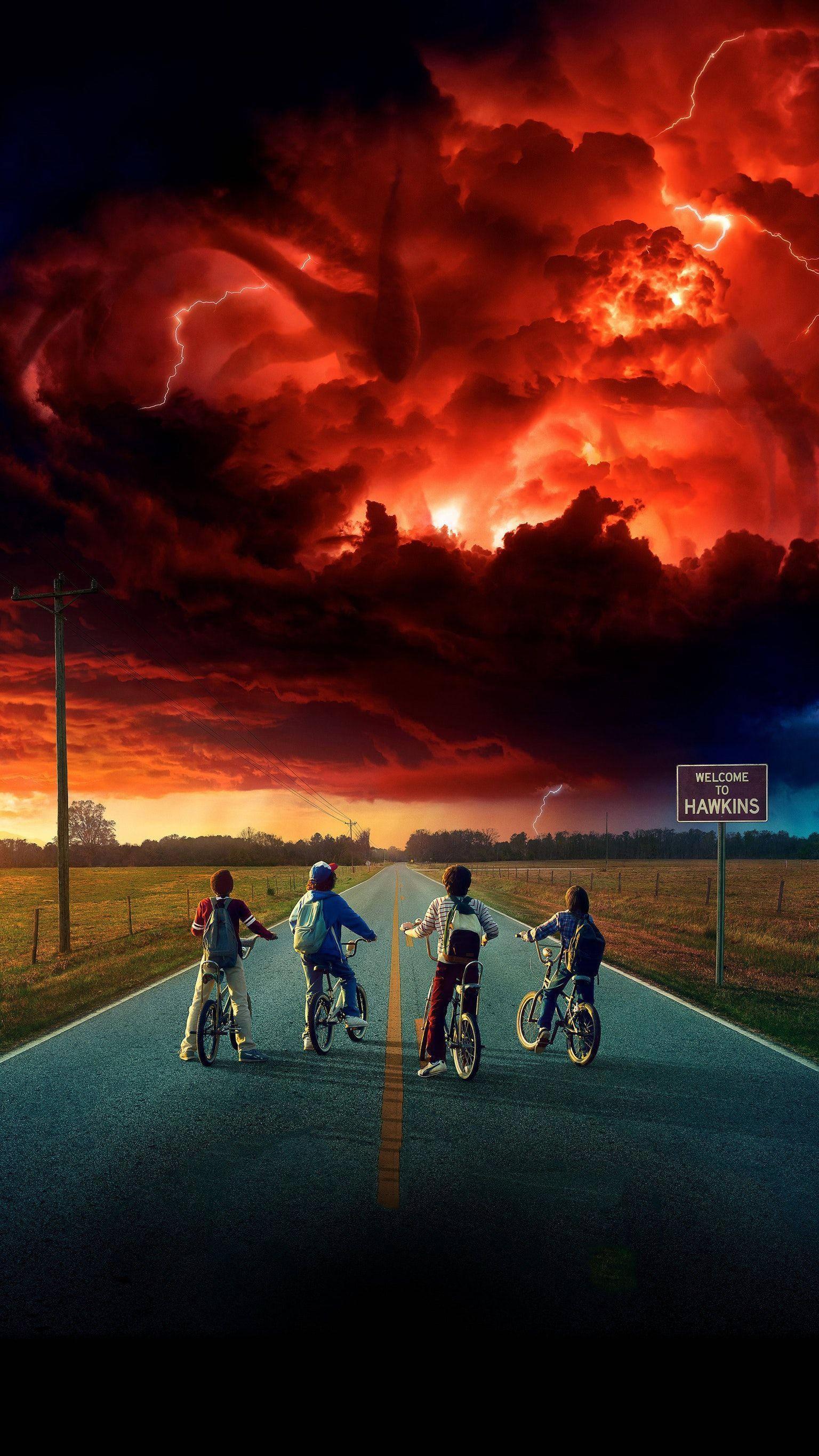 4K Phone Background Stranger Things Mind Flayer — 1536x2732 wallpaper