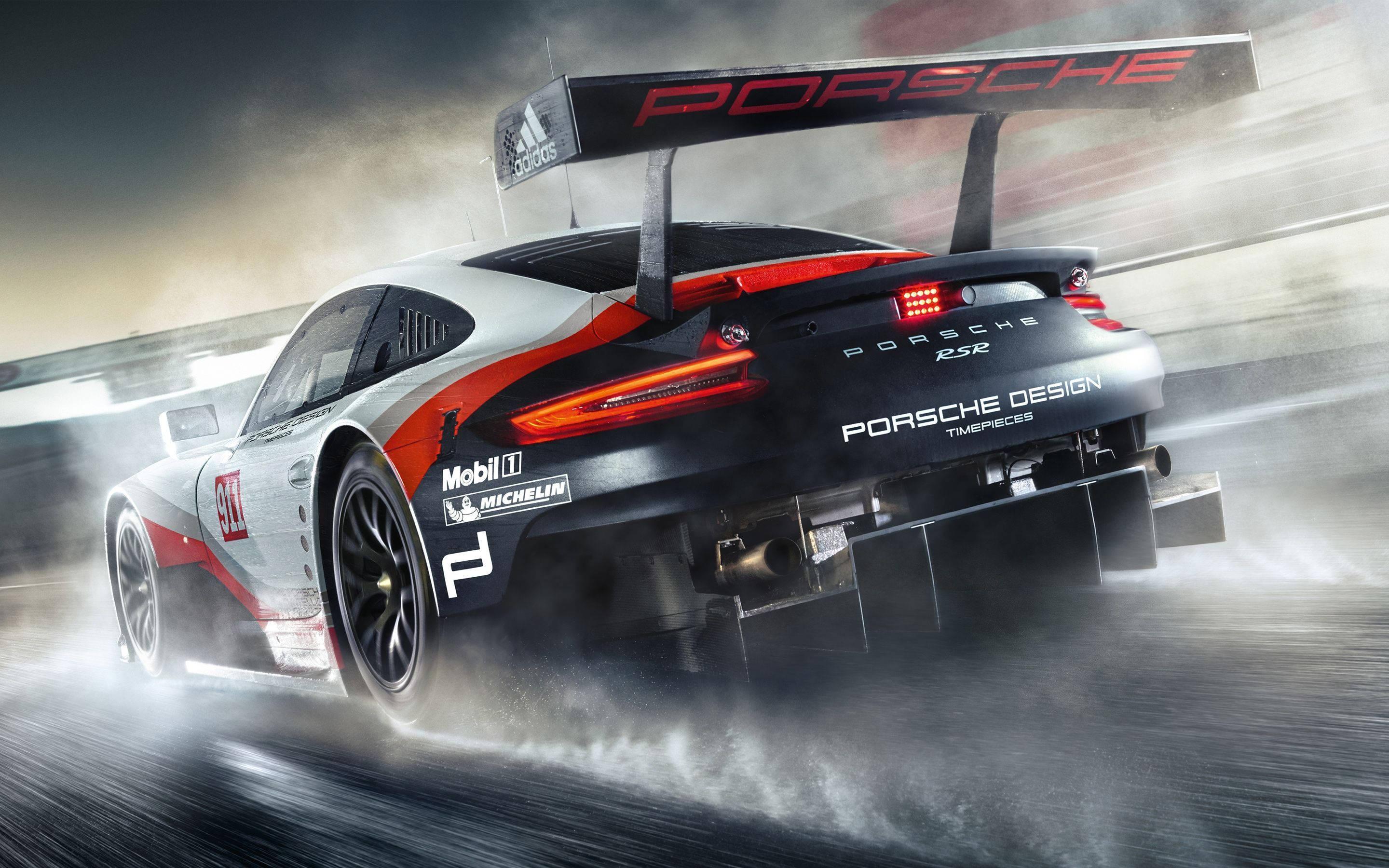 4K Racing Car Spoiler — 2880x1800 wallpaper