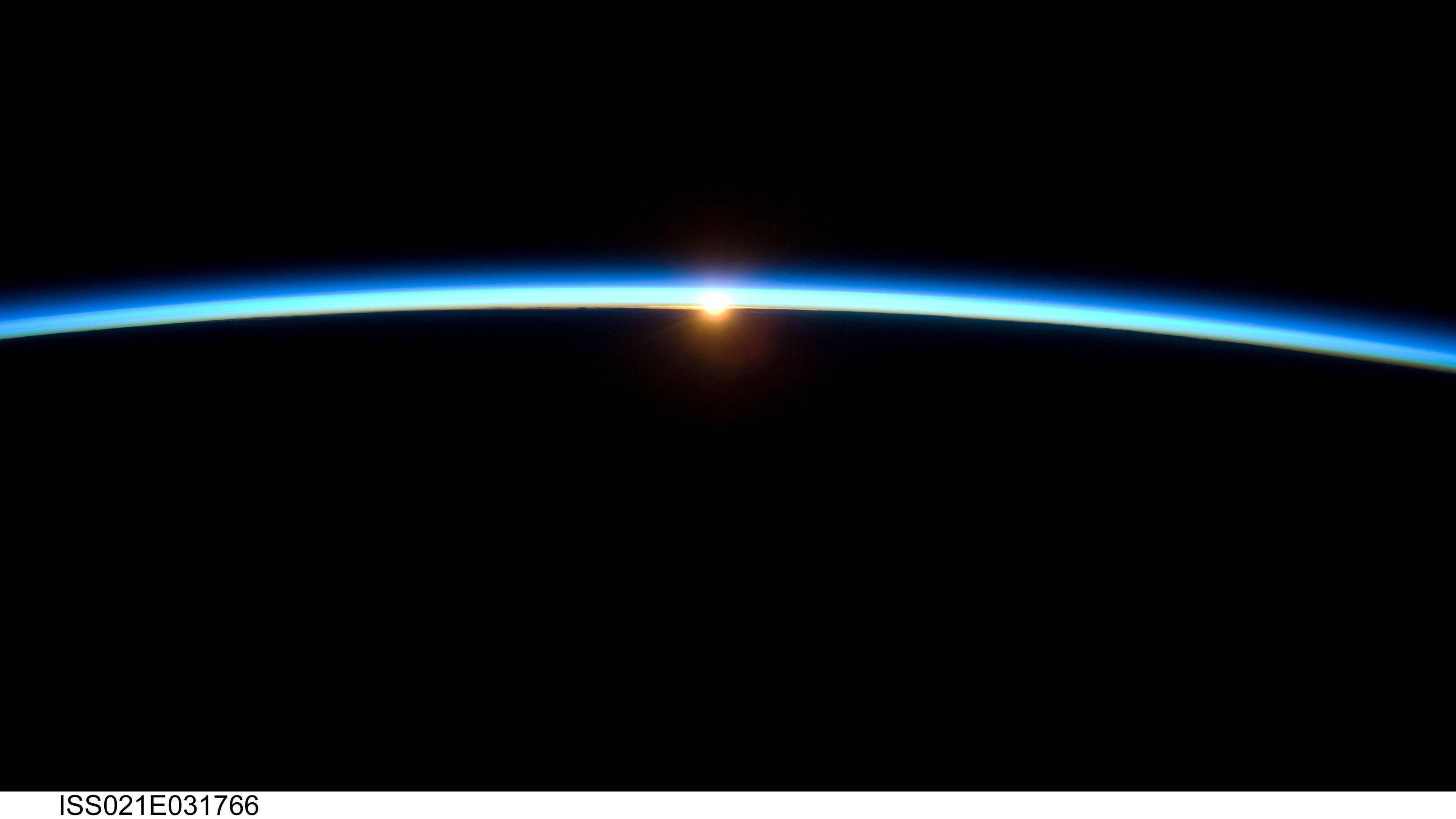 4K Space Earth Sunset — 3840x2160 wallpaper