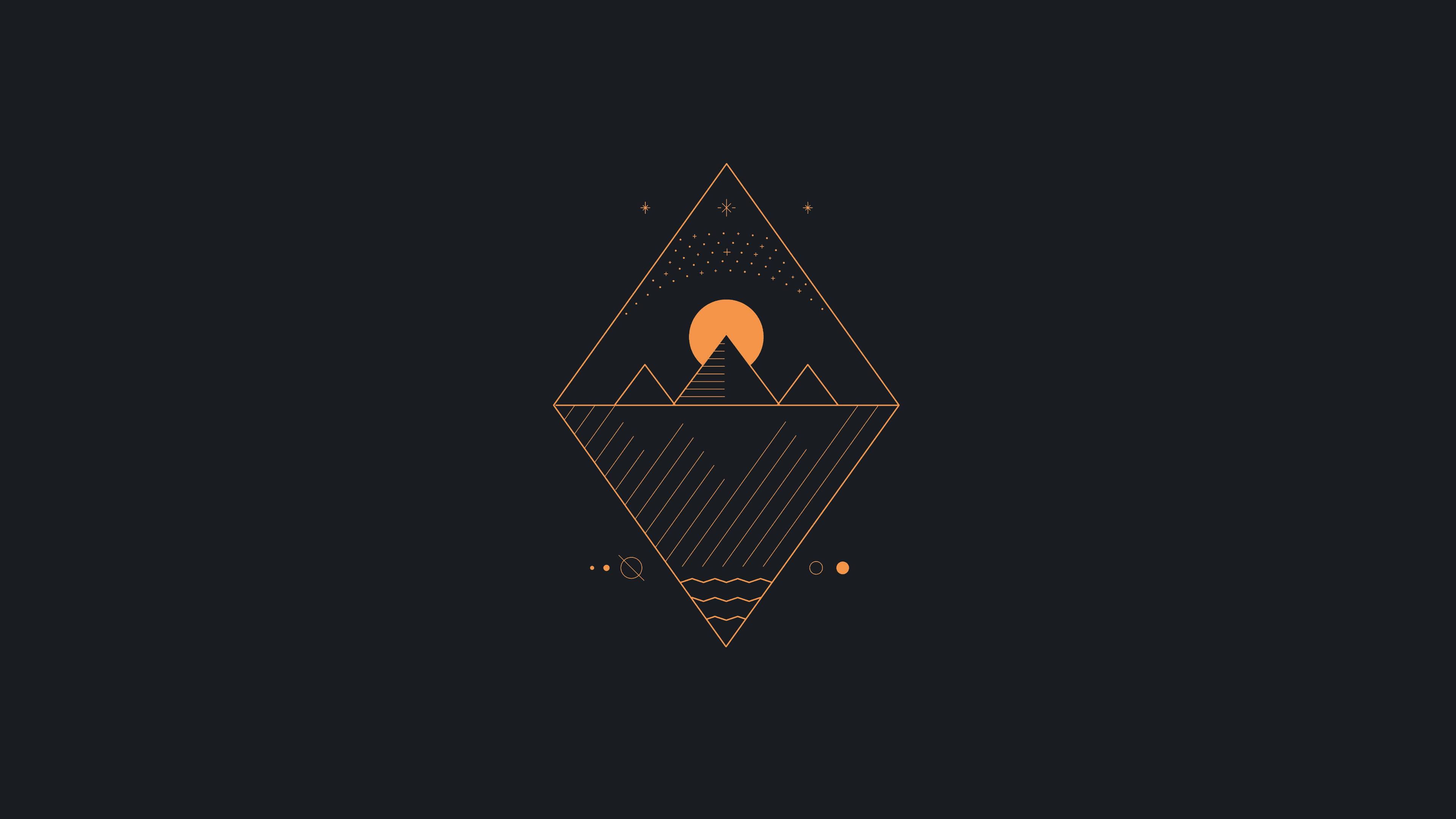 4K Ultra HD Dark Indie Mountain — 3840x2160 wallpaper