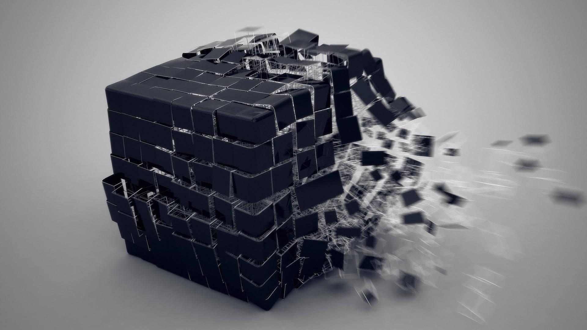 4K Ultra HD Dark Square Burst — 1920x1080 wallpaper