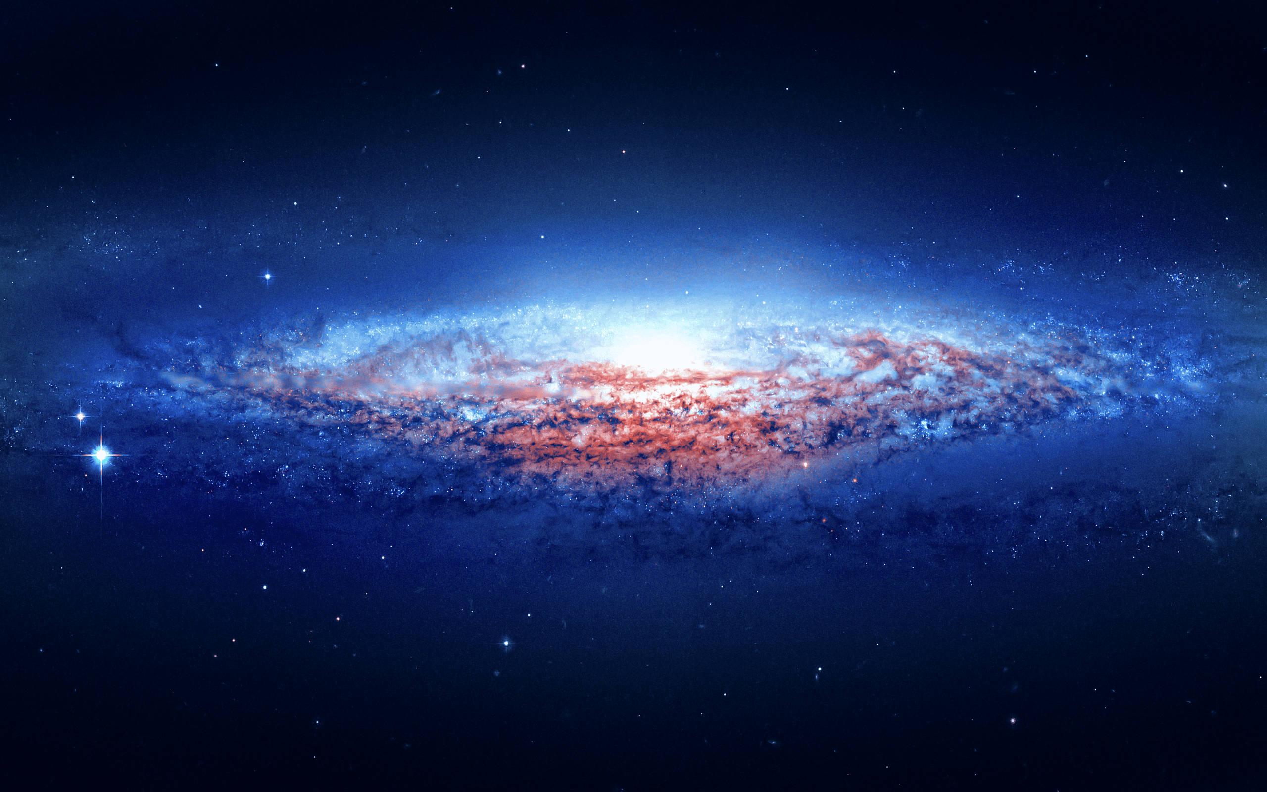 4k Ultra Hd Galaxy Bright Stars — 2560x1600 wallpaper