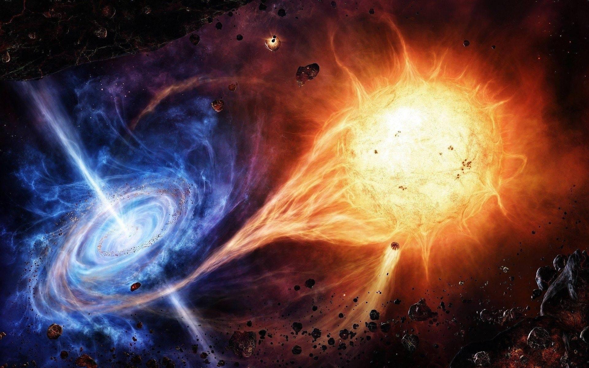4k Ultra Hd Galaxy Sun — 1920x1200 wallpaper