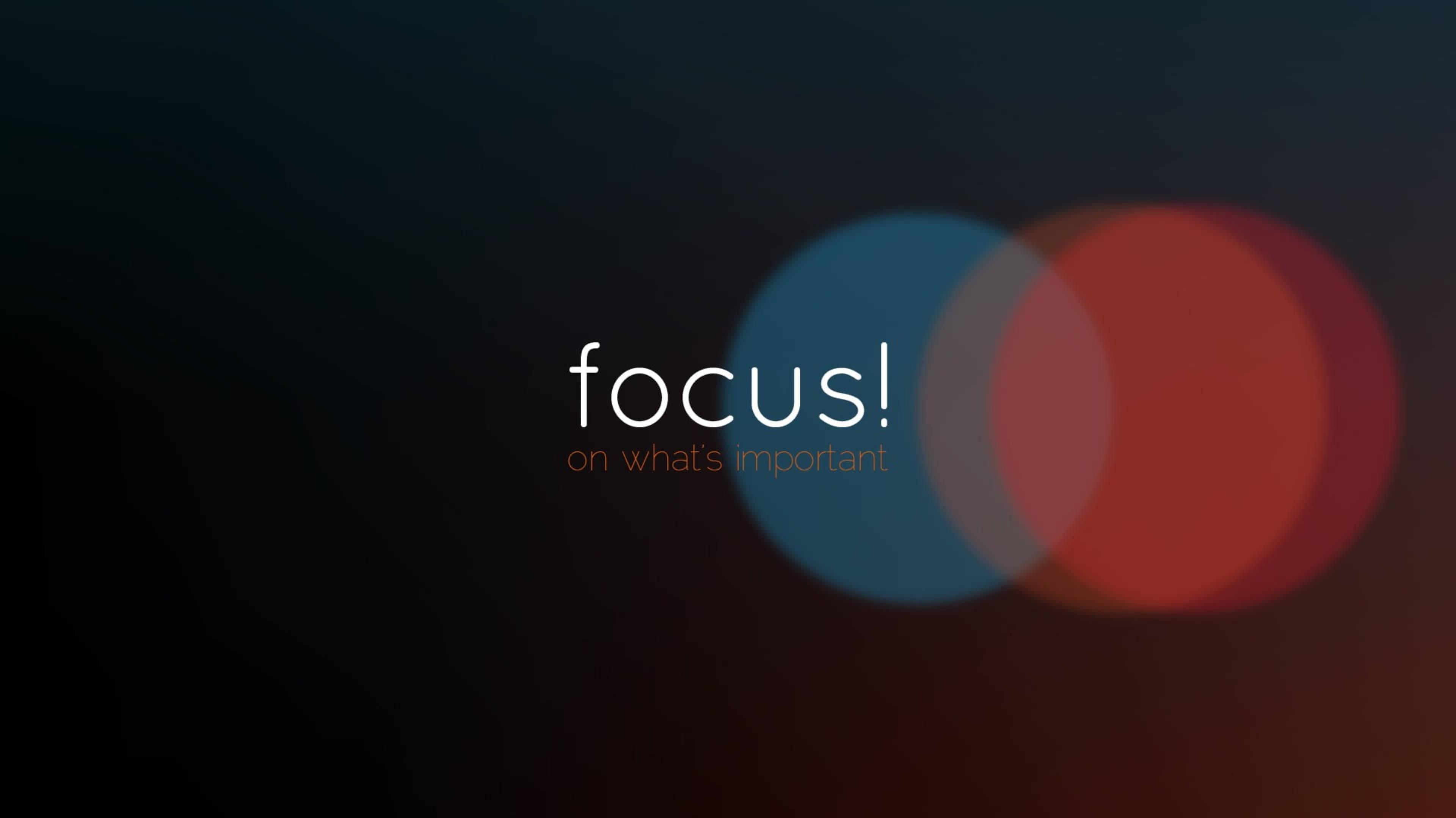4k Ultra HD Motivational Focus — 3840x2160 wallpaper