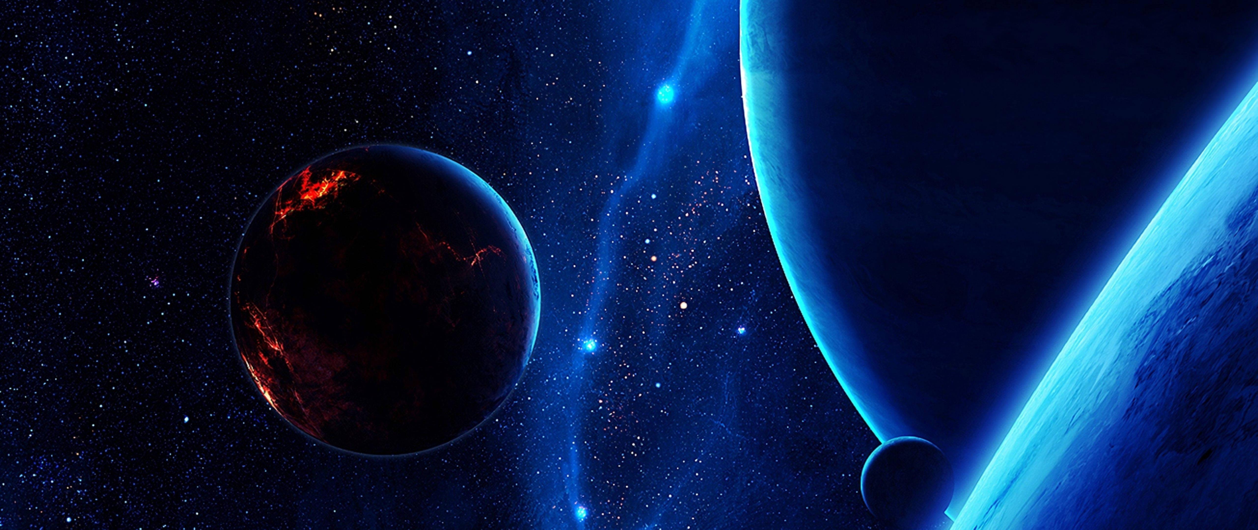4k Ultra Hd Planets — 5120x2160 wallpaper