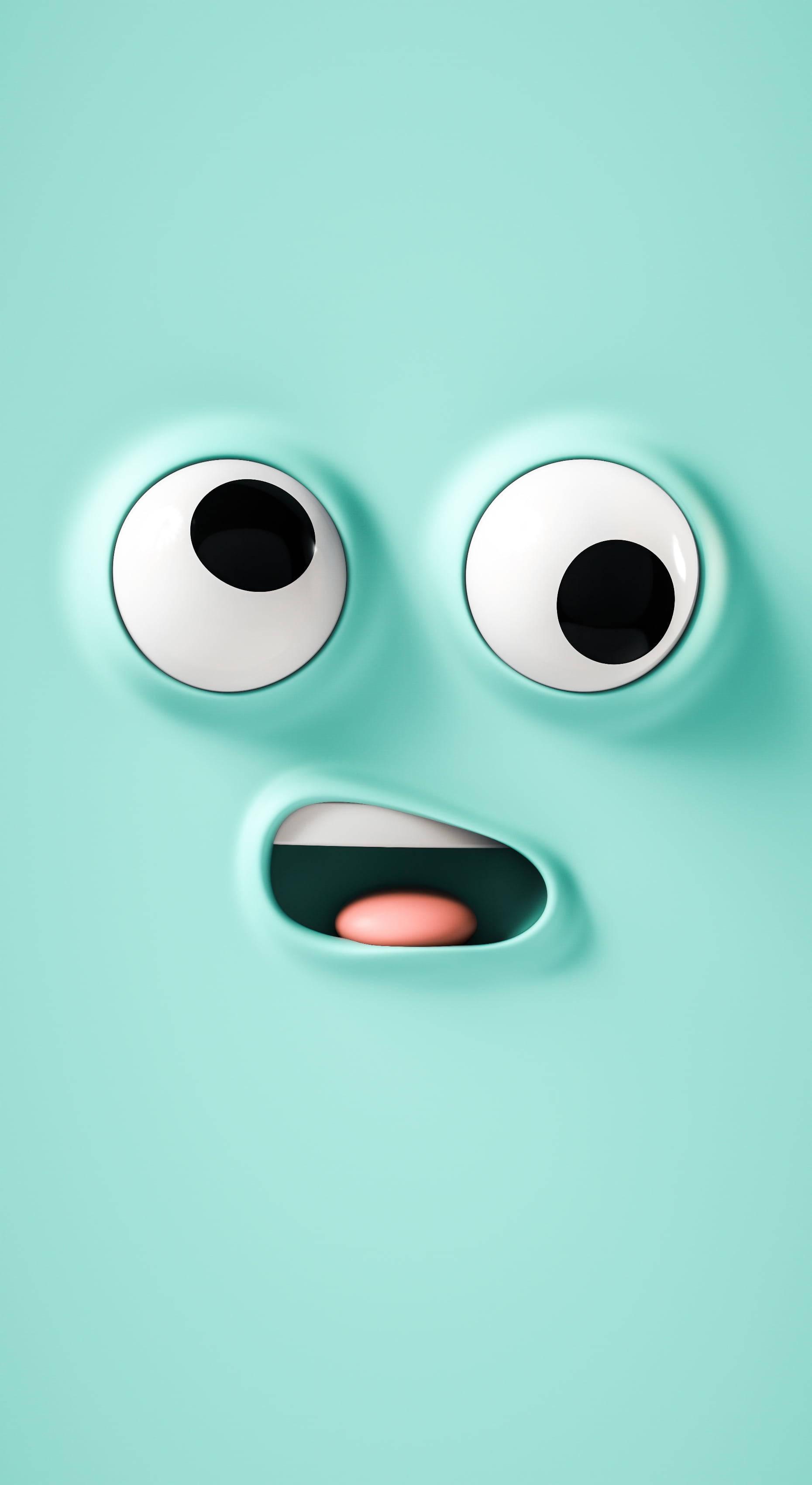 8K iPhone Confused Emoji — 1860x3400 wallpaper