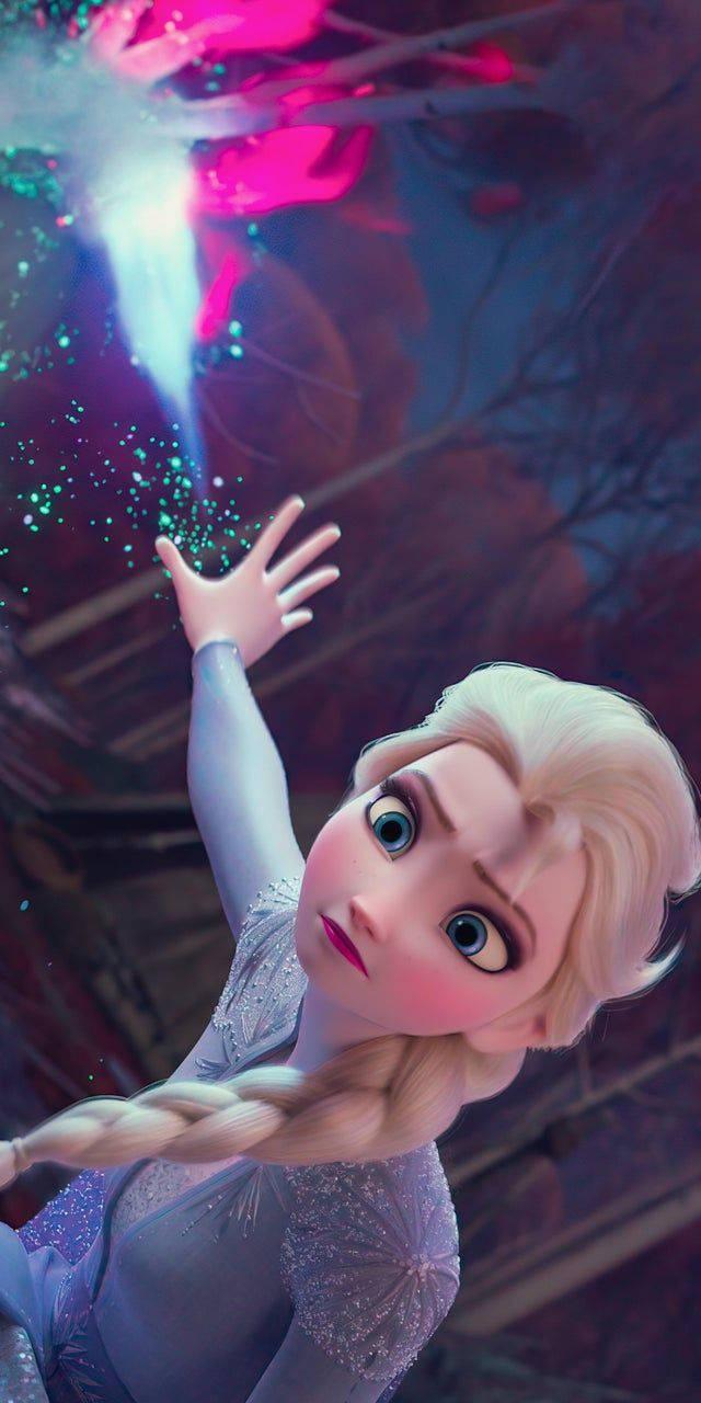 8K iPhone Elsa In Frozen — 640x1280 wallpaper