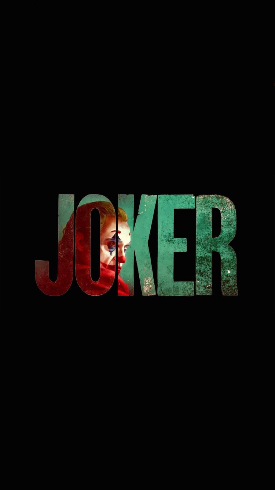 8K iPhone Joker Typography — 900x1600 wallpaper