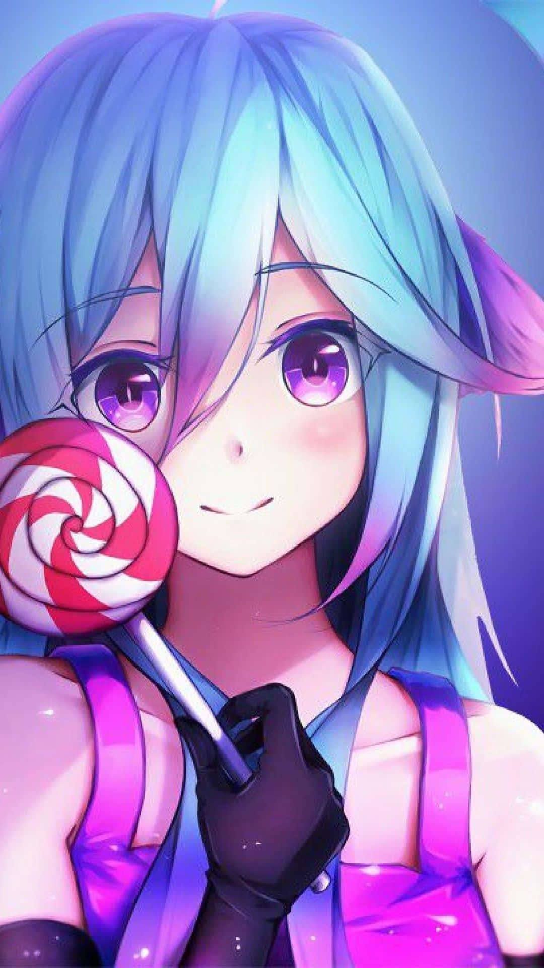 A beautiful and cute girly girl with flowers in her hair — 1080x1920 wallpaper