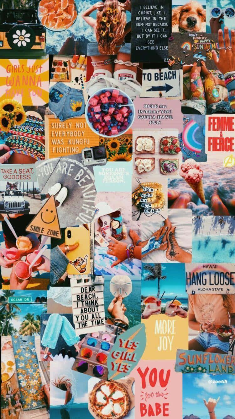 A beautiful and timeless aesthetic collage — 750x1334 wallpaper