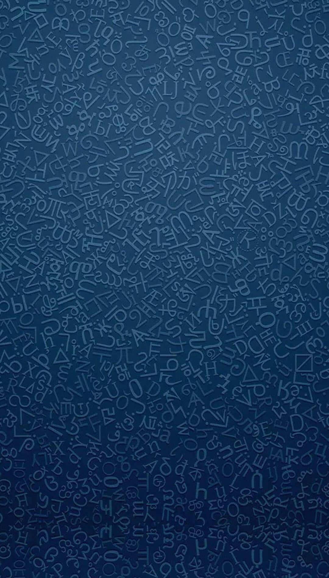 a blue background with a lot of small dots — 1080x1898 wallpaper