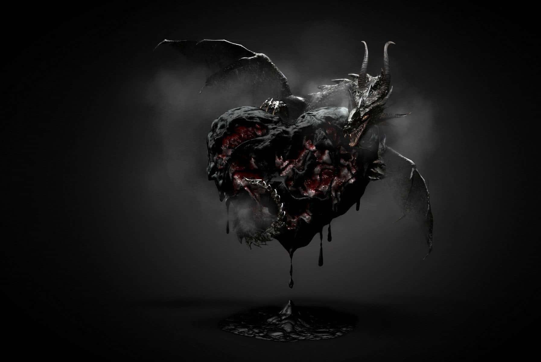 A Broken Heart in Darkness — 1793x1200 wallpaper