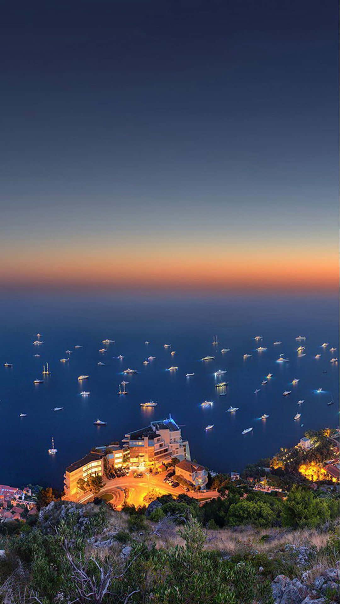 a city with boats in the water — 1080x1920 wallpaper