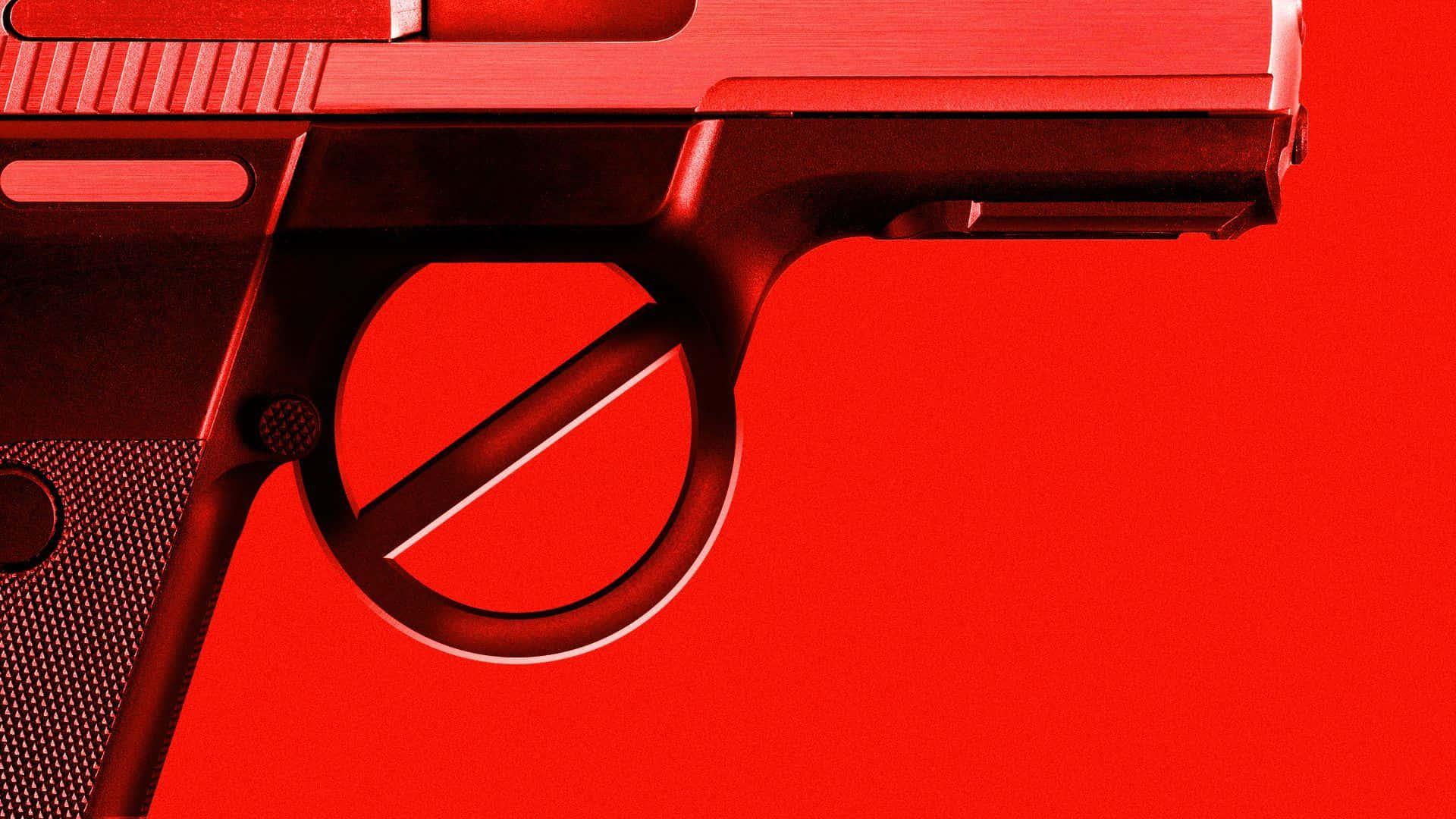 A close up of a black handgun — 1920x1080 wallpaper