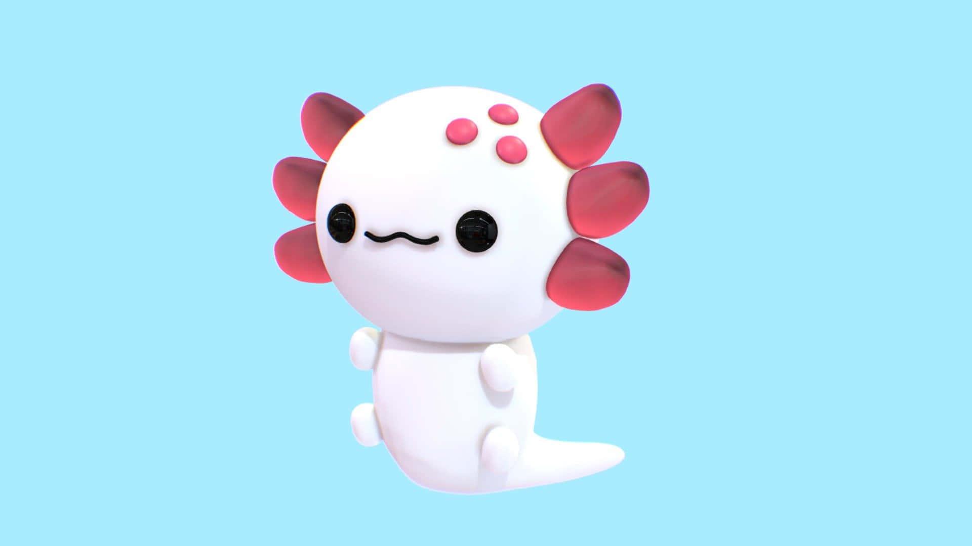 A Curious Axolotl in Its Natural Habitat — 1920x1080 wallpaper