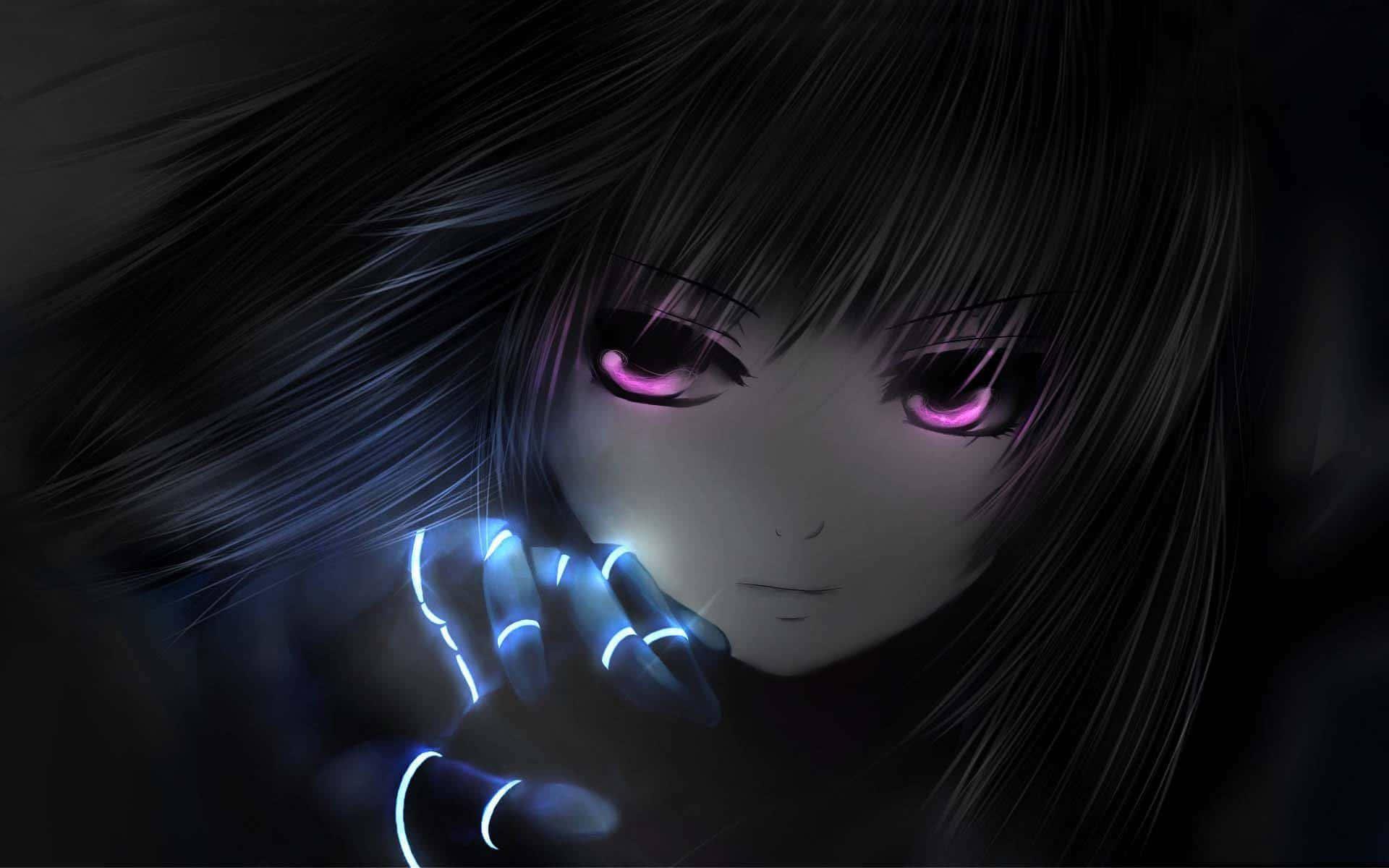 A Dark Anime Girl Lost in a World of Mystery — 1920x1200 wallpaper