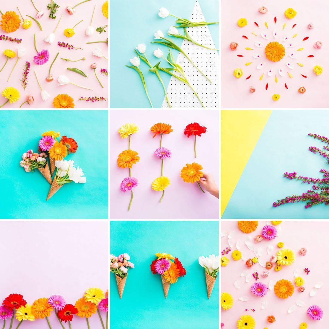 A Fresh Start with a Delicate Flower Decoration — 1100x1100 wallpaper