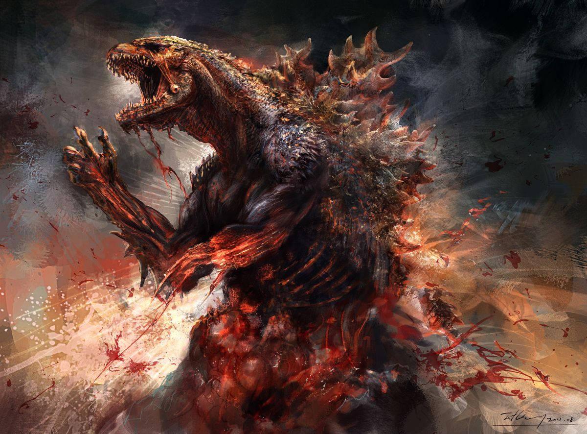 A Giant Ripped Monster, Godzilla — 1200x886 wallpaper