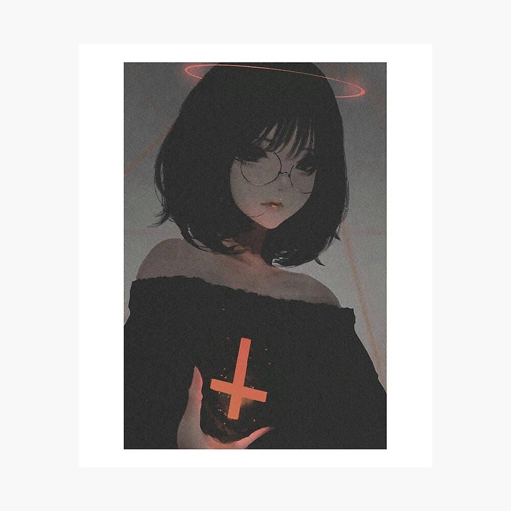 A Heartbroken Girl Embracing Solitude — 1000x1000 wallpaper