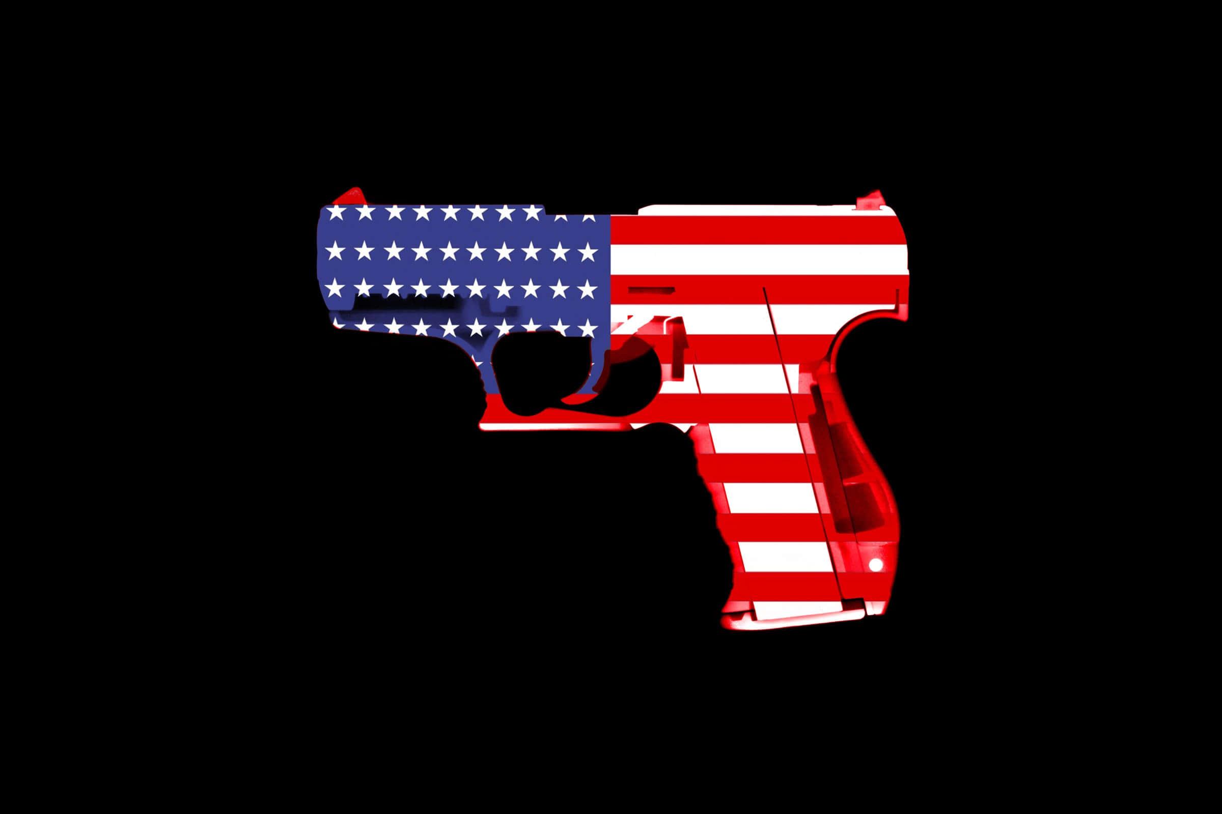 A high-powered gun on the ready — 2400x1600 wallpaper