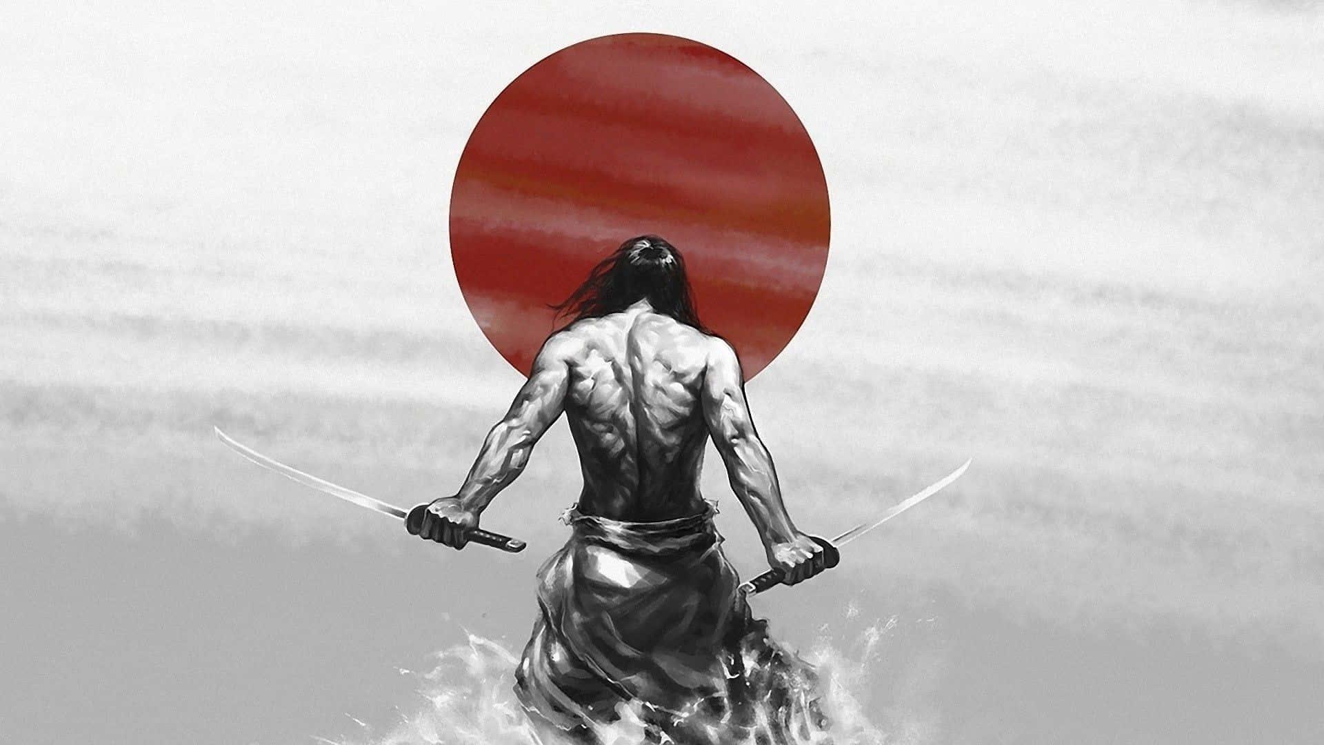 A historical samurai on a journey of war — 1920x1080 wallpaper