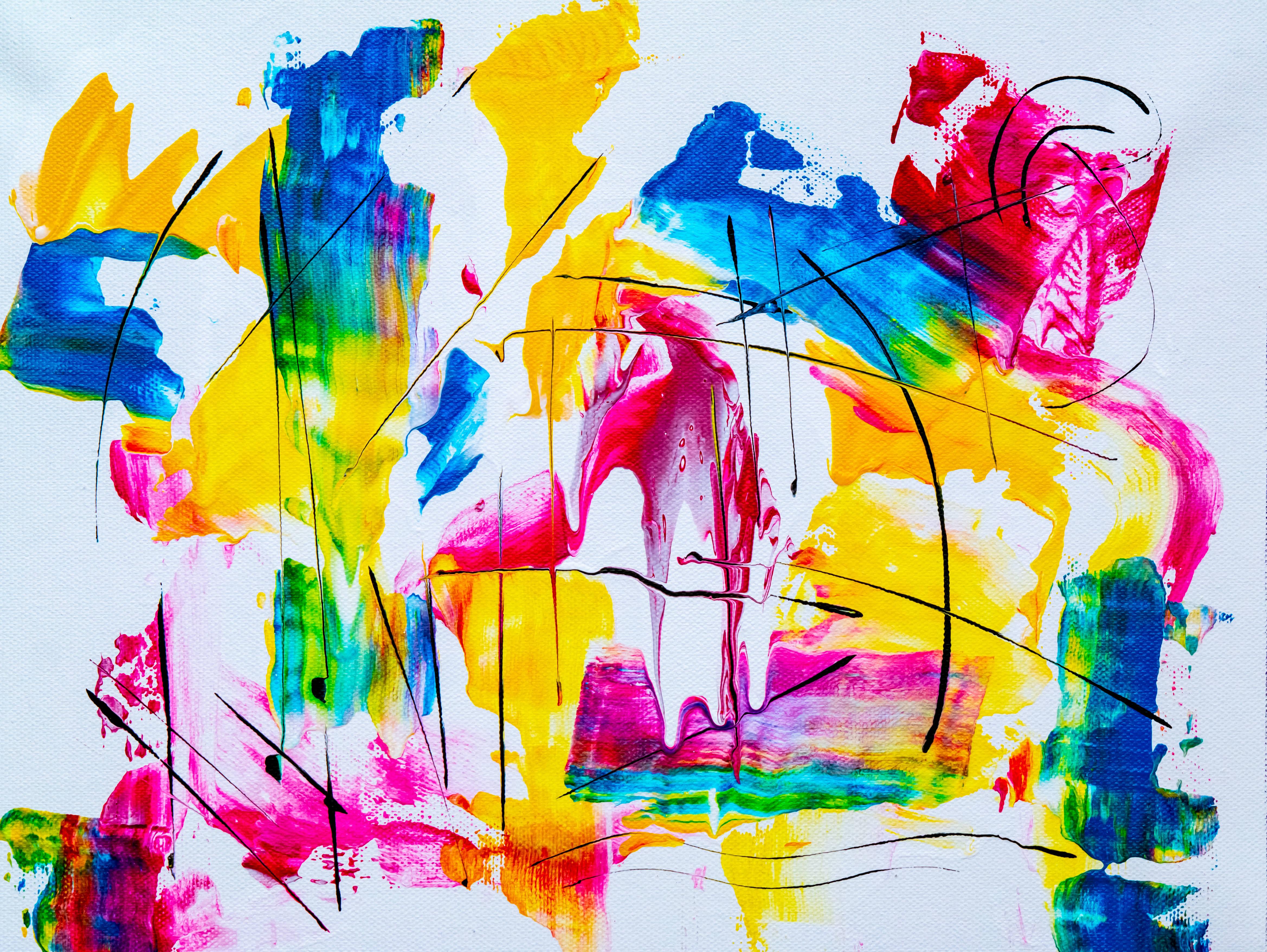 A journey into abstract expressionism — 4675x3513 wallpaper