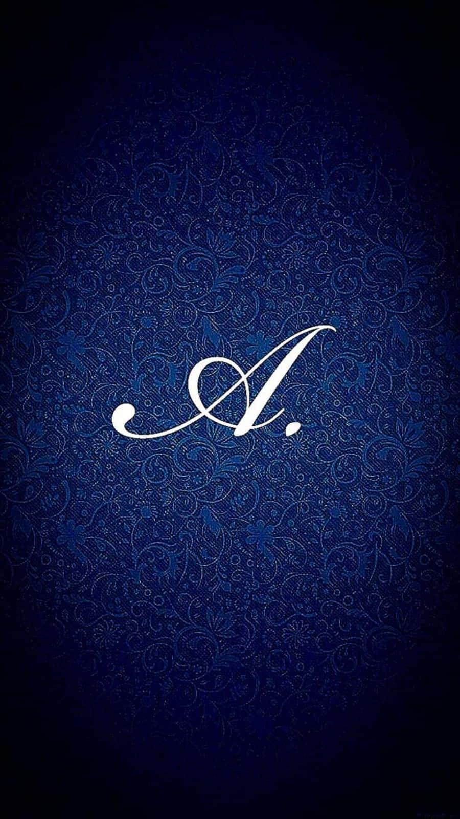 A Letter A with a Leafy Design — 900x1600 wallpaper