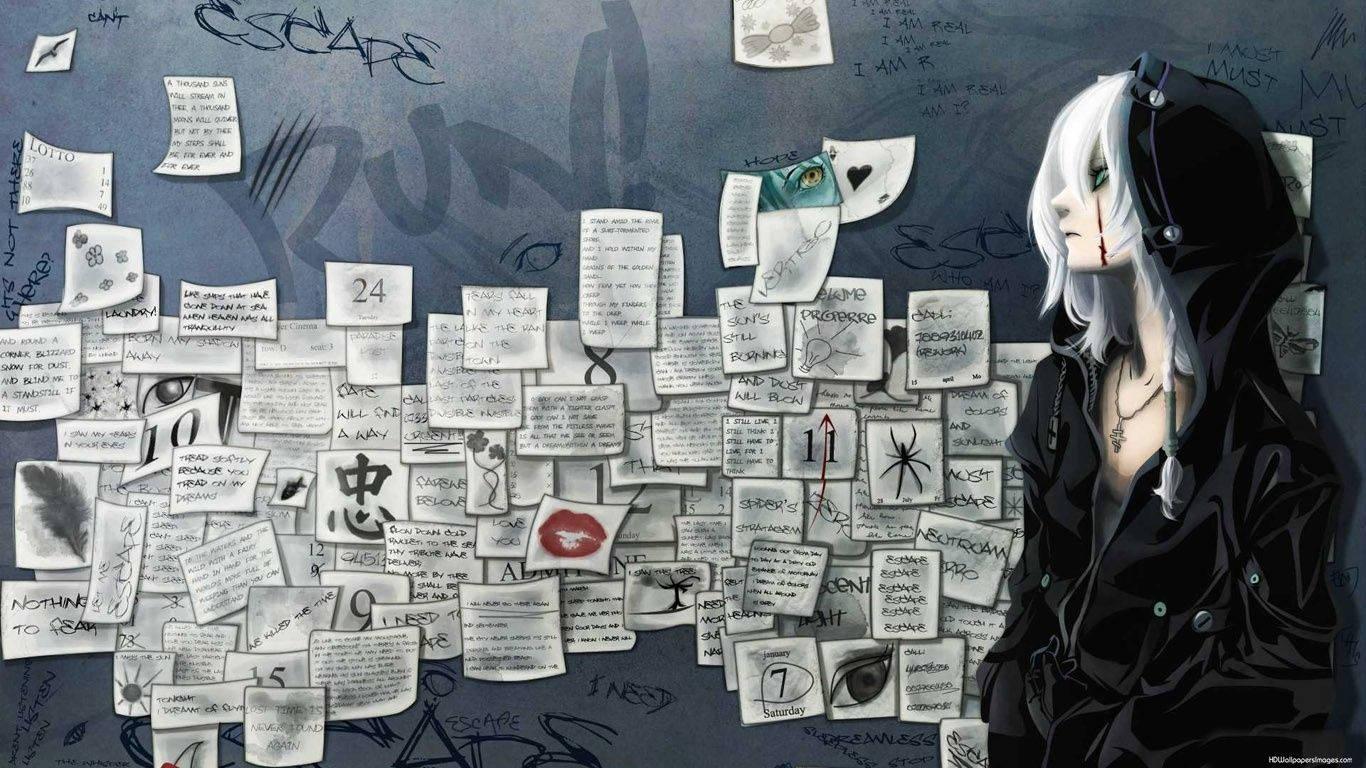 A lonely killer android searching for a sense of belonging in a cold, heartless world — 1366x768 wallpaper