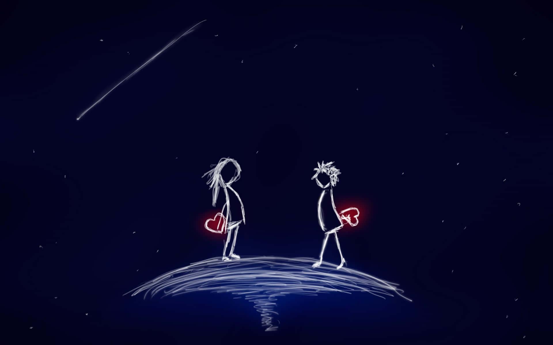 A magical and romantic moment of love — 1920x1200 wallpaper